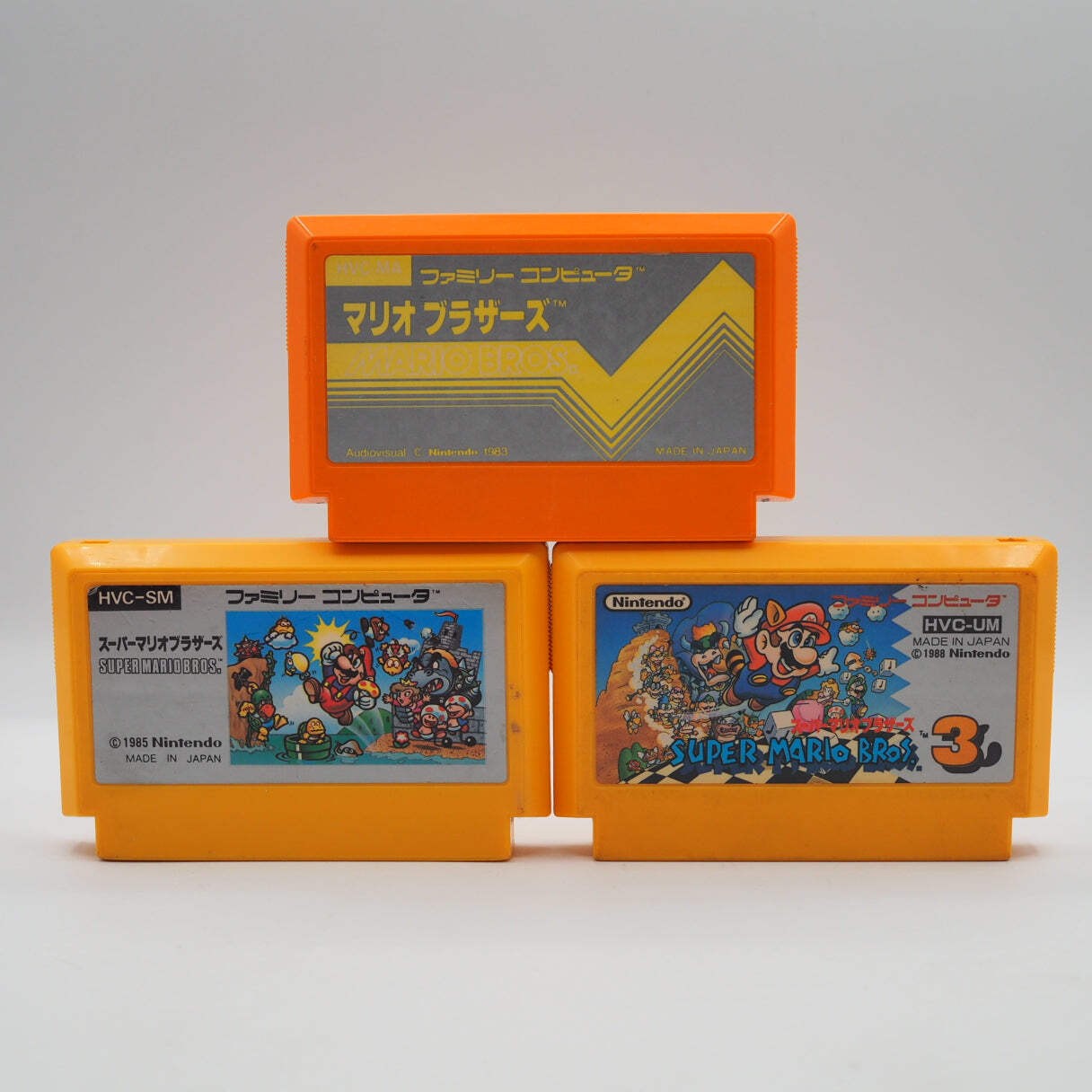 Nintendo New Famicom Console System HVC-101 + Mario Series Games SET Tested