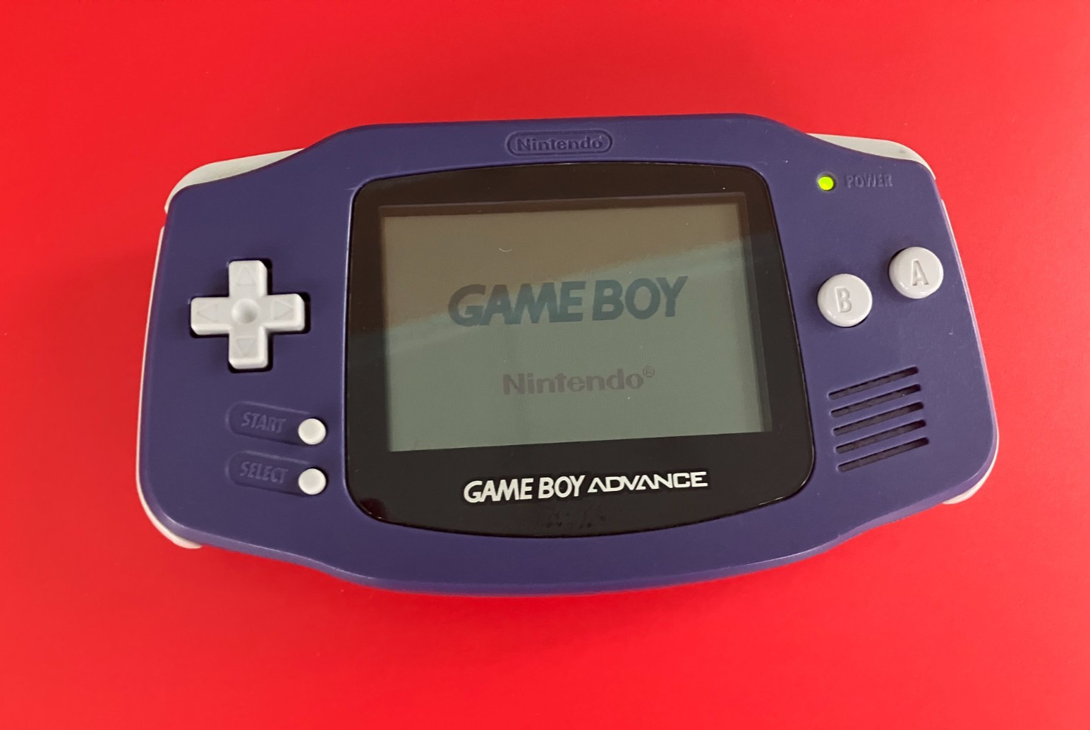 Gameboy Advance Console System Indigo Purple AGB-001 Nintendo GBA Game Boy