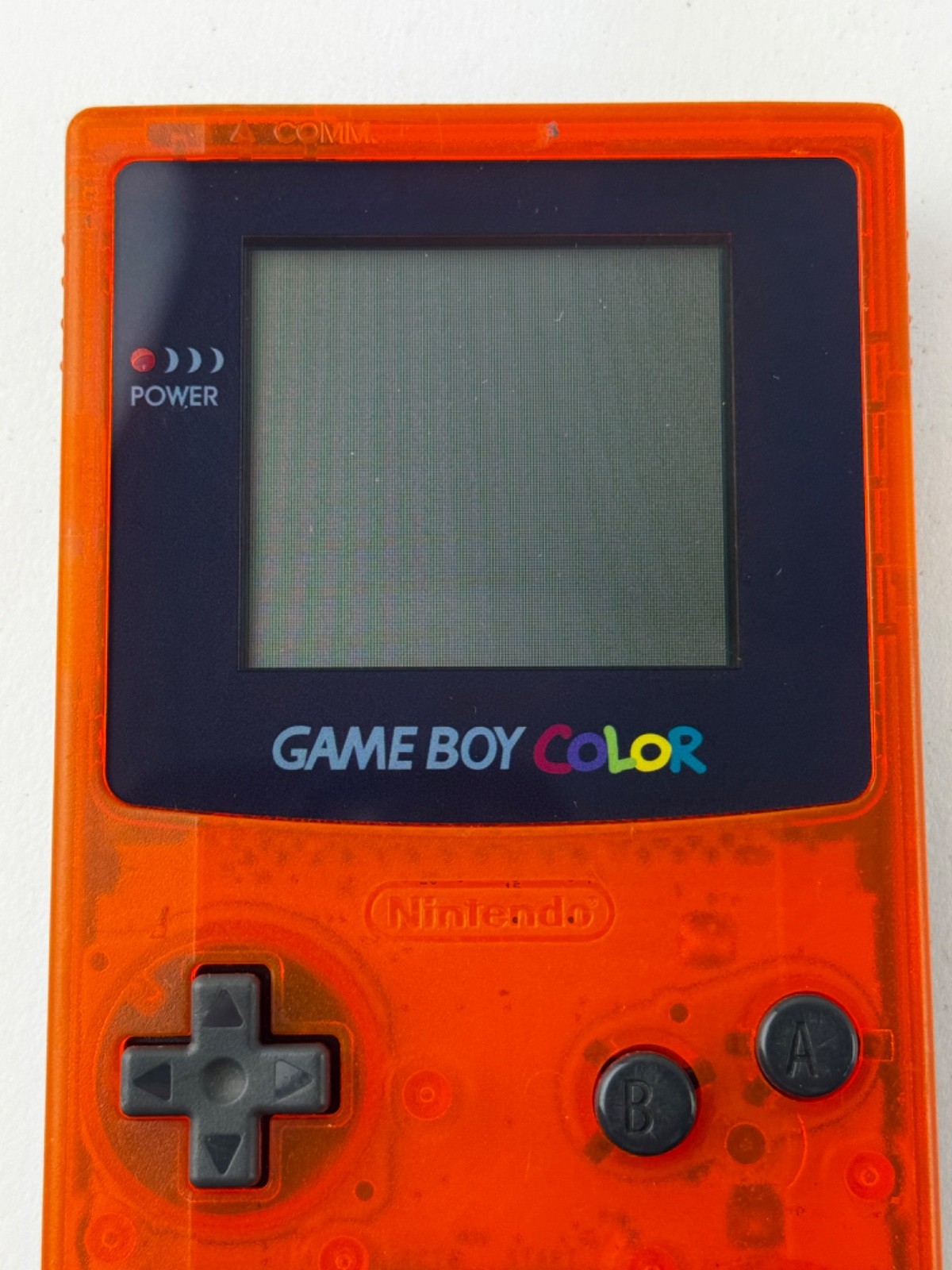 Nintendo Gameboy Color Daiei Hawks Limited Edition Orange & Black Console GBC
