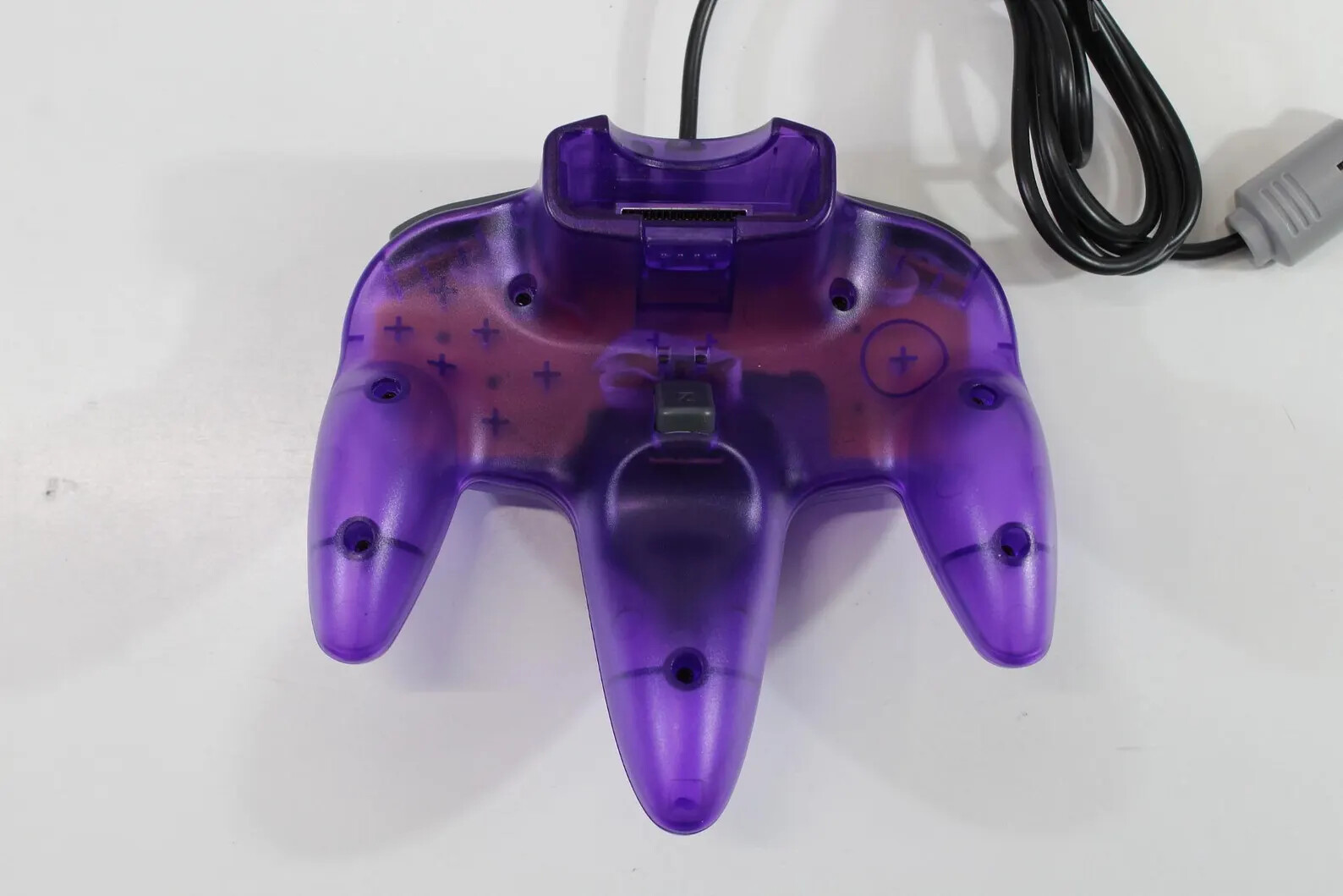 Nintendo 64 Clear Purple Console NTSC REGION FREE N64 Controller AC AV Bundle