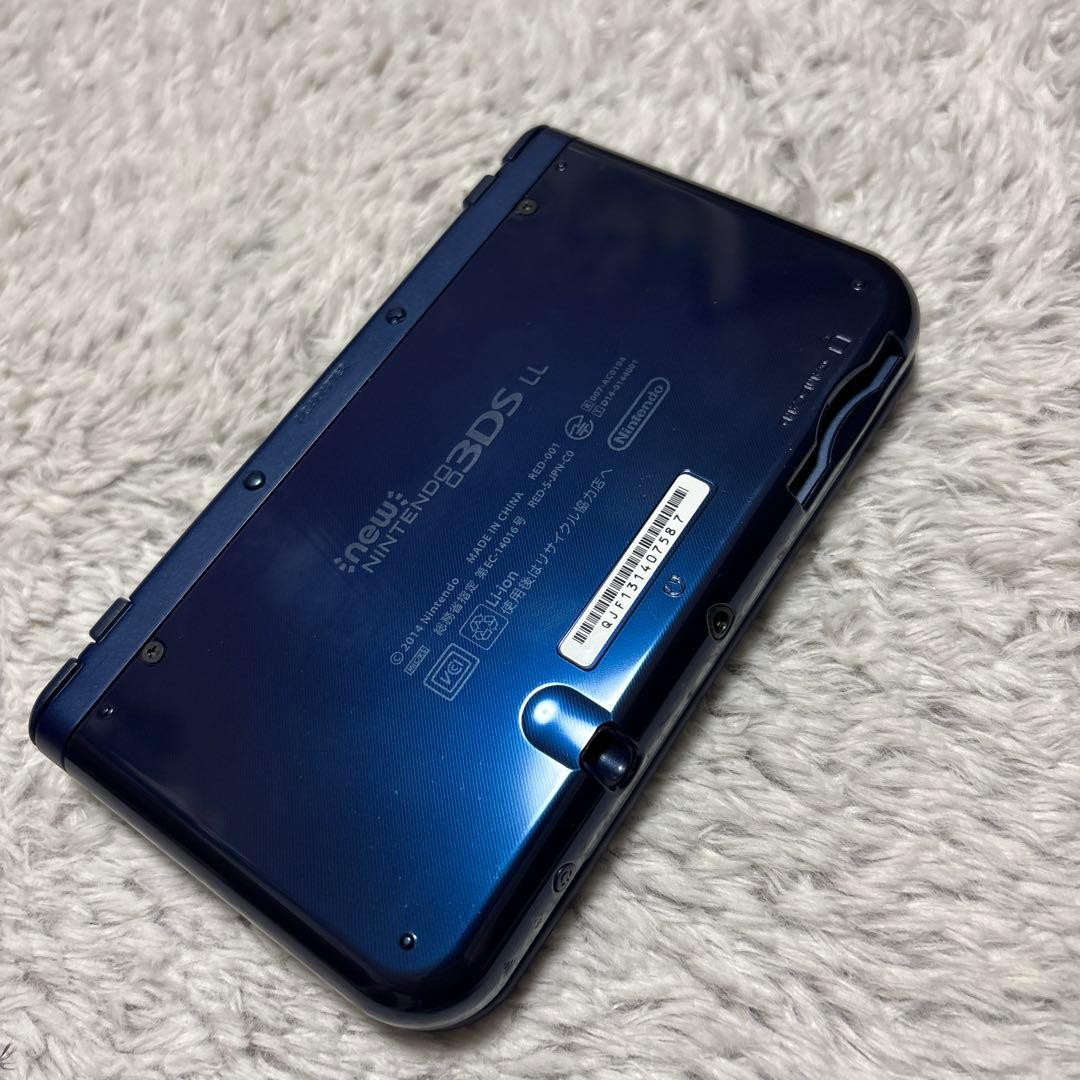 Nintendo New 3DS LL XL Metallic Blue Handheld Console Japan Region NTSC-J 0210