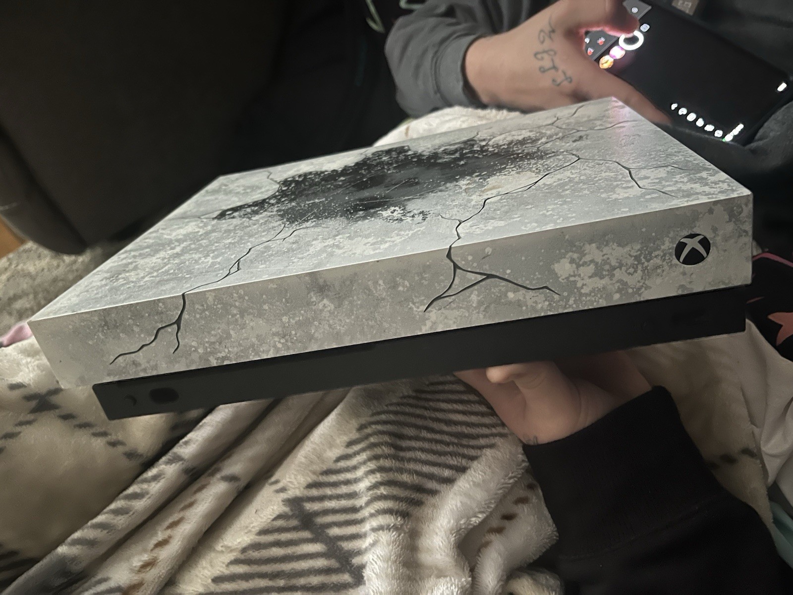 Microsoft Xbox One X Limited Edition Console Gray Black 4K UHD Special Edition