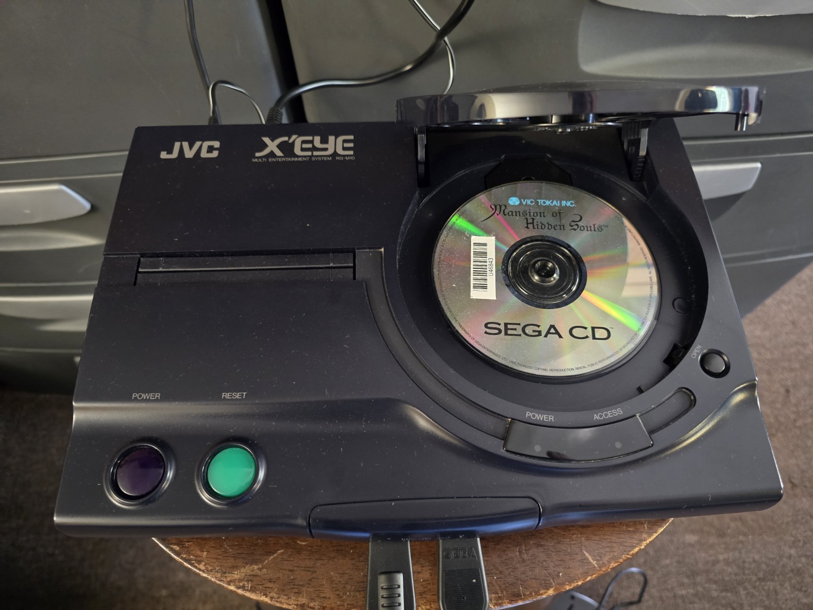 JVC X’EYE Sega Genesis Sega CD with JVC & Genesis Controllers & 4 games Sonic CD