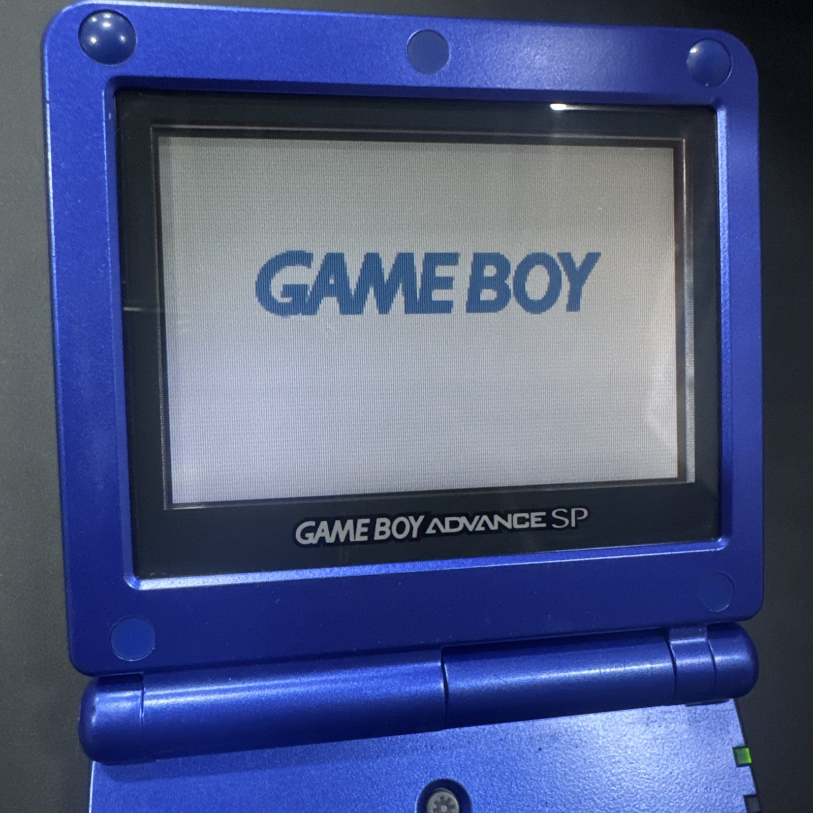 Nintendo Game Boy Advance SP Console – Cobalt Blue – Tested W/ Charger Clean
