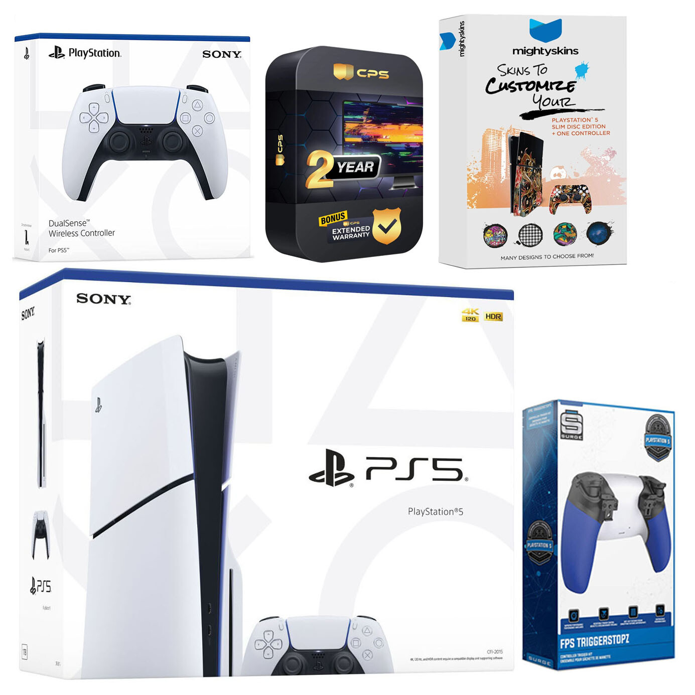 Sony Playstation 5 Slim Disc Console + Extra Controller