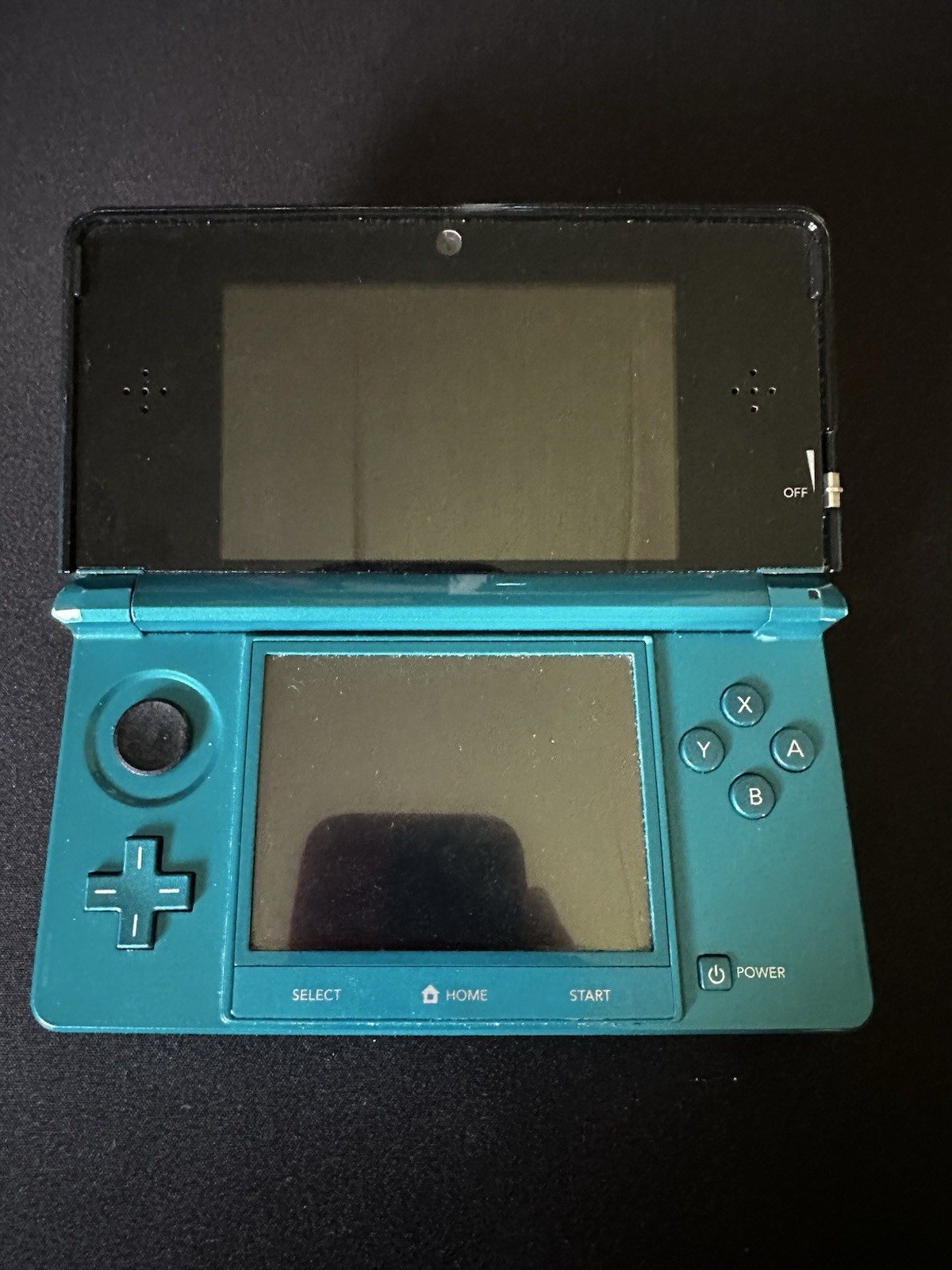 Nintendo 3DS Aqua Blue Handheld System CTR-001 w/ Case – READ Description