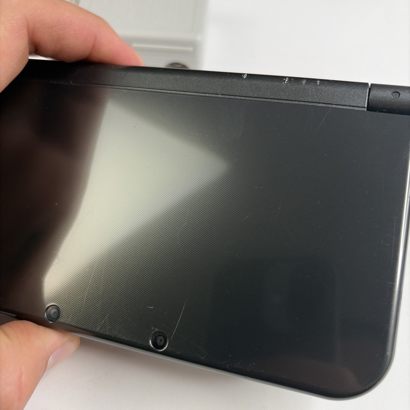 New Nintendo 3DS XL Gray Black Console W Charger Stylus Bottom IPS US Version