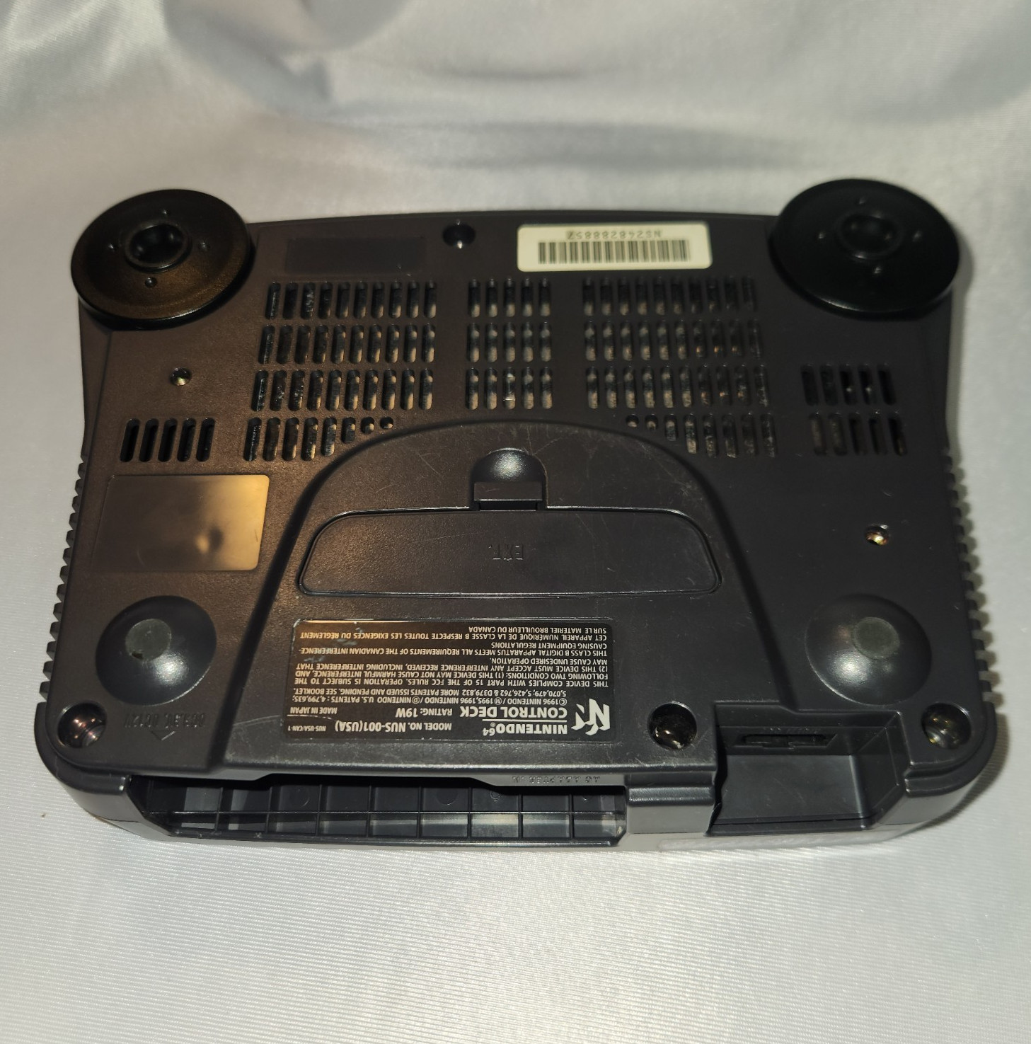 Nintendo 64 NUS-001(USA) 1 OEM Controller & Cords Authentic Tested Excellent