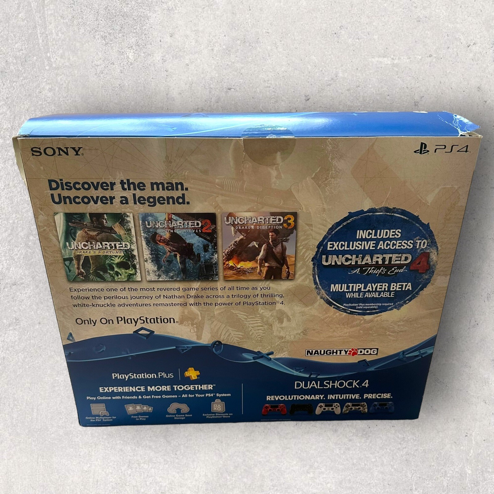 Sony PlayStation 4 Used with Box Plus Three Controllers, Had Only One Owner!