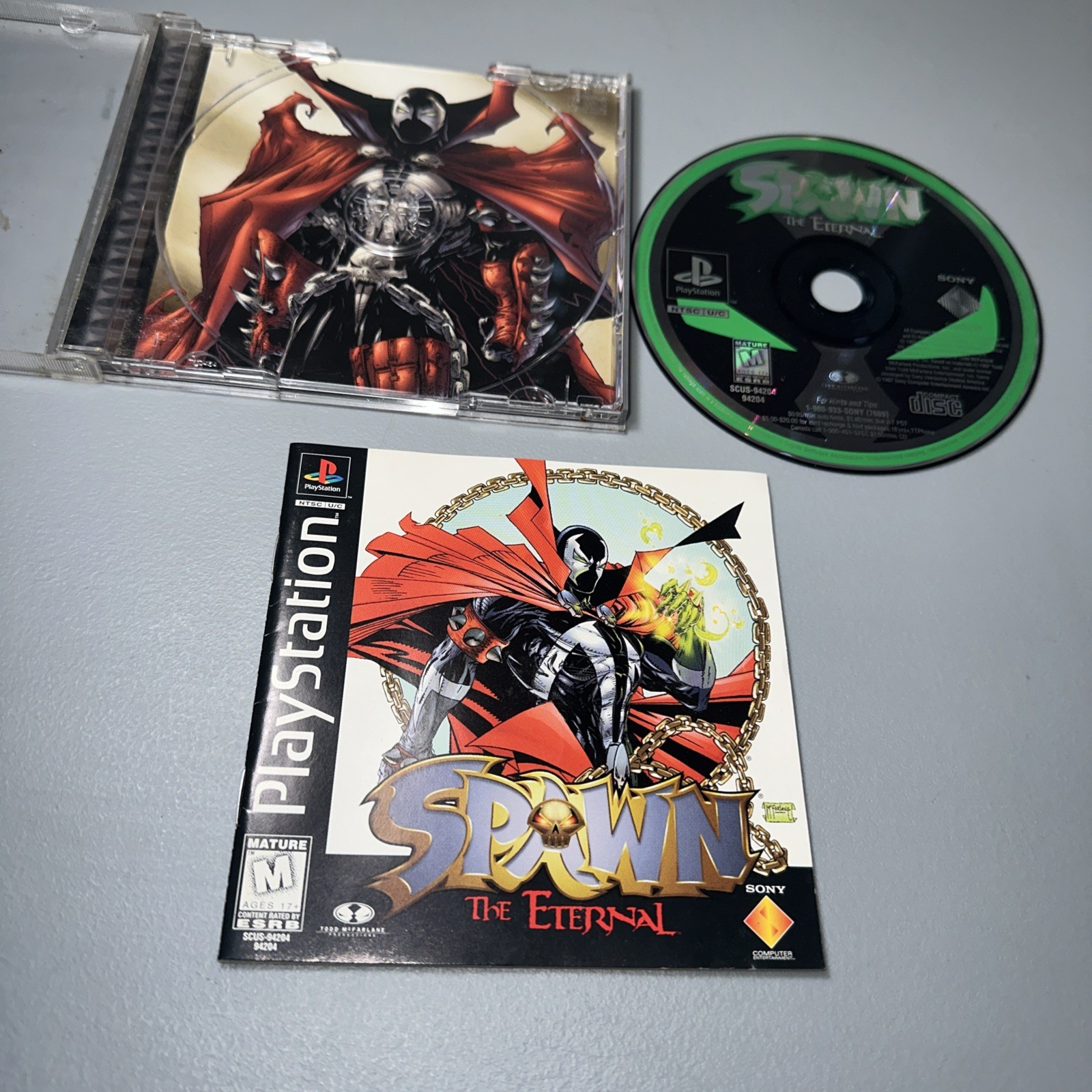Spawn: The Eternal (Sony PlayStation 1) PS1 Complete! CIB PS1 Game