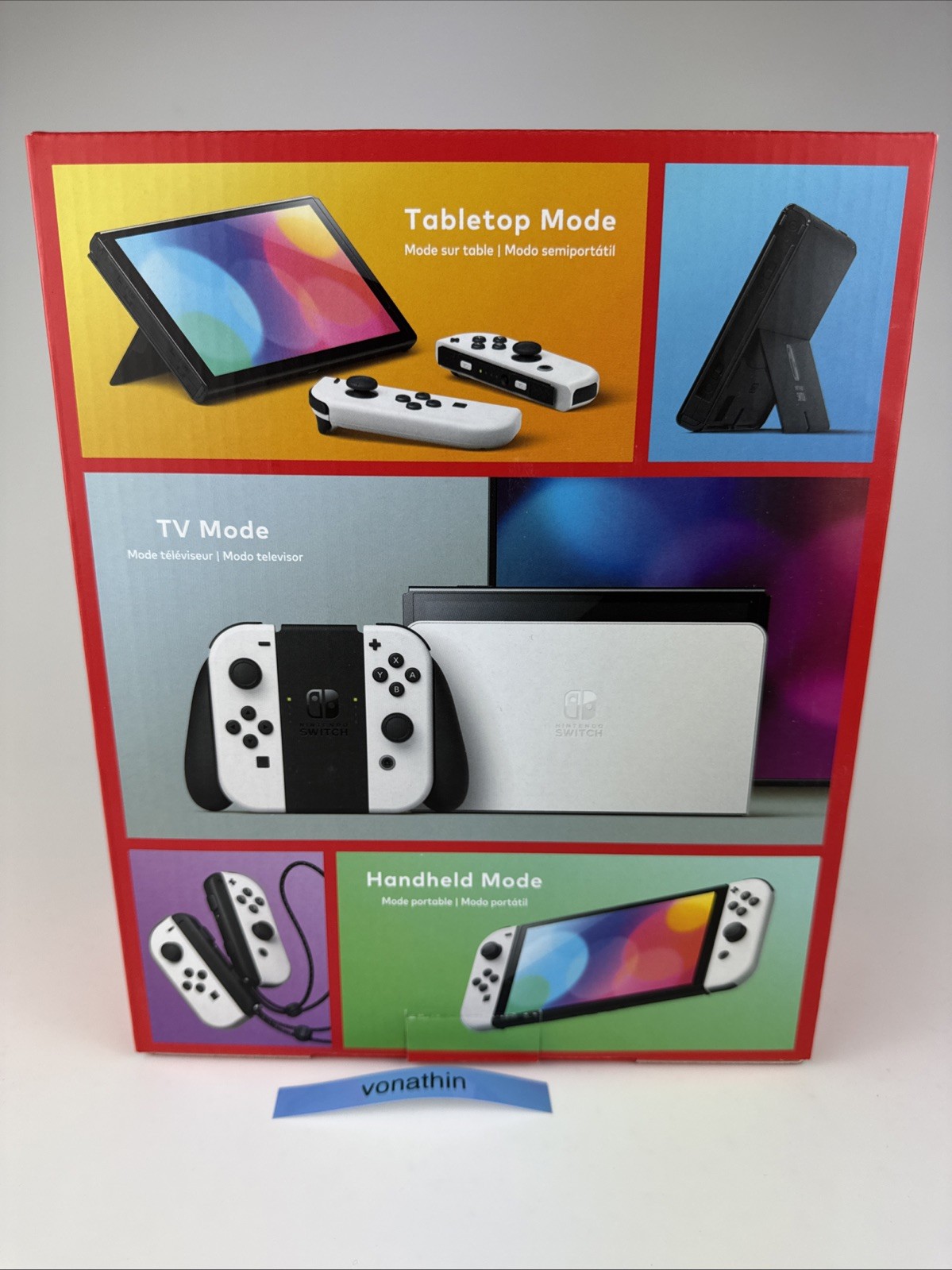 New Nintendo Switch OLED Console Gaming System HEG-001 Black/White