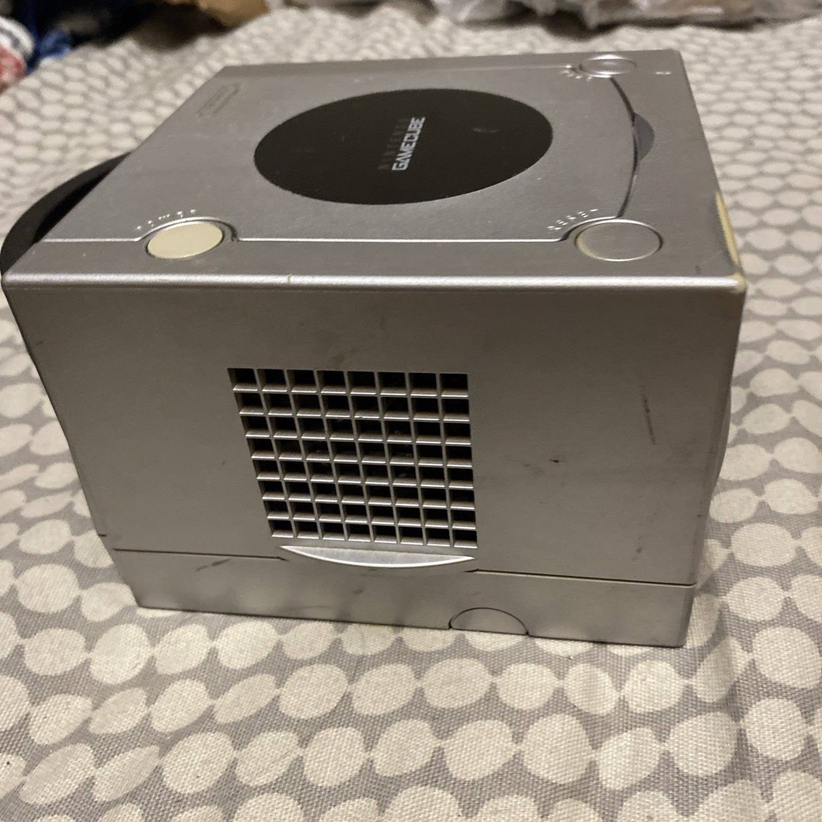 Platinum GameCube Works With Two Controllers Original Cords Tested Read