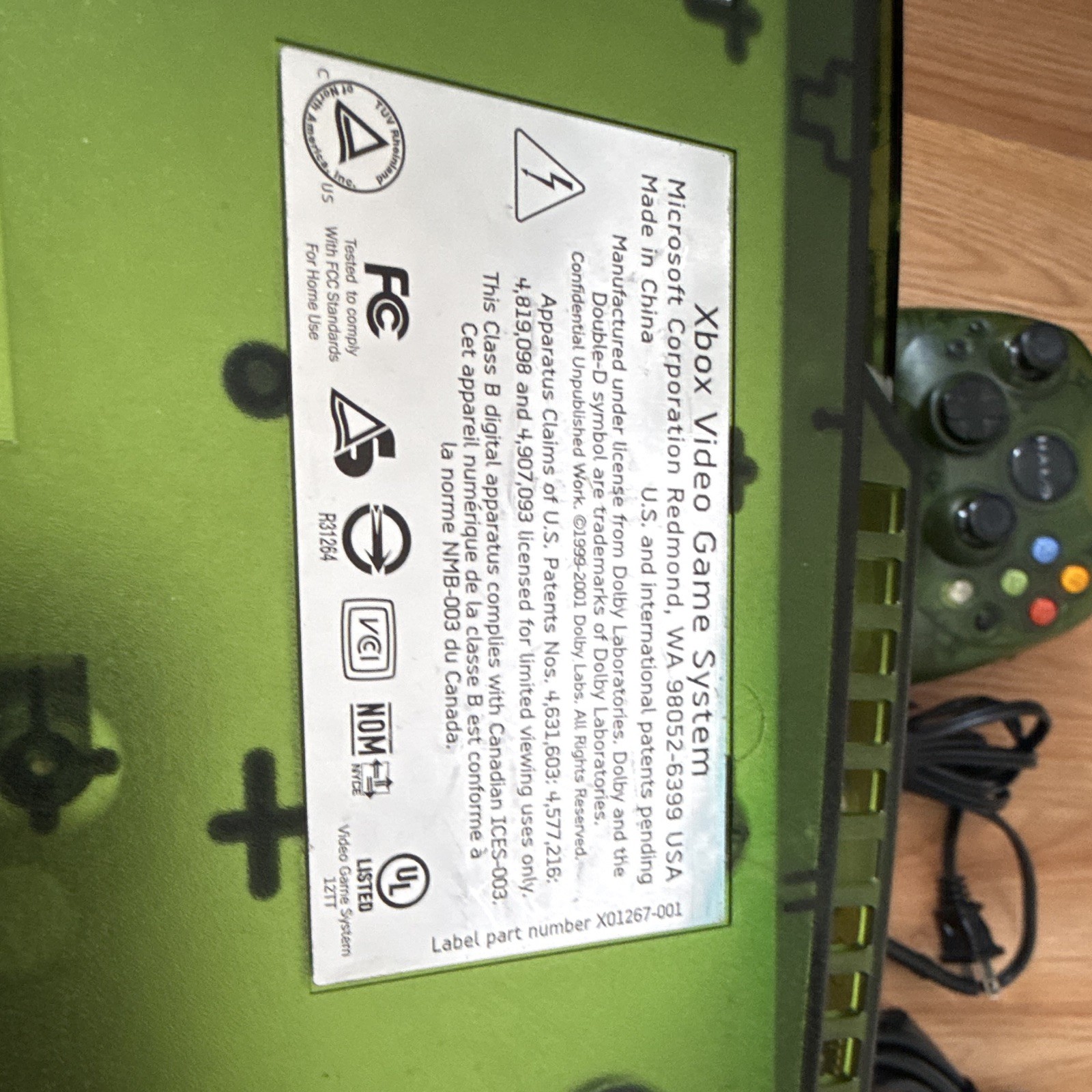 Halo Special Edition Xbox 360 Console Bundle Halo Controller Power Cables Works