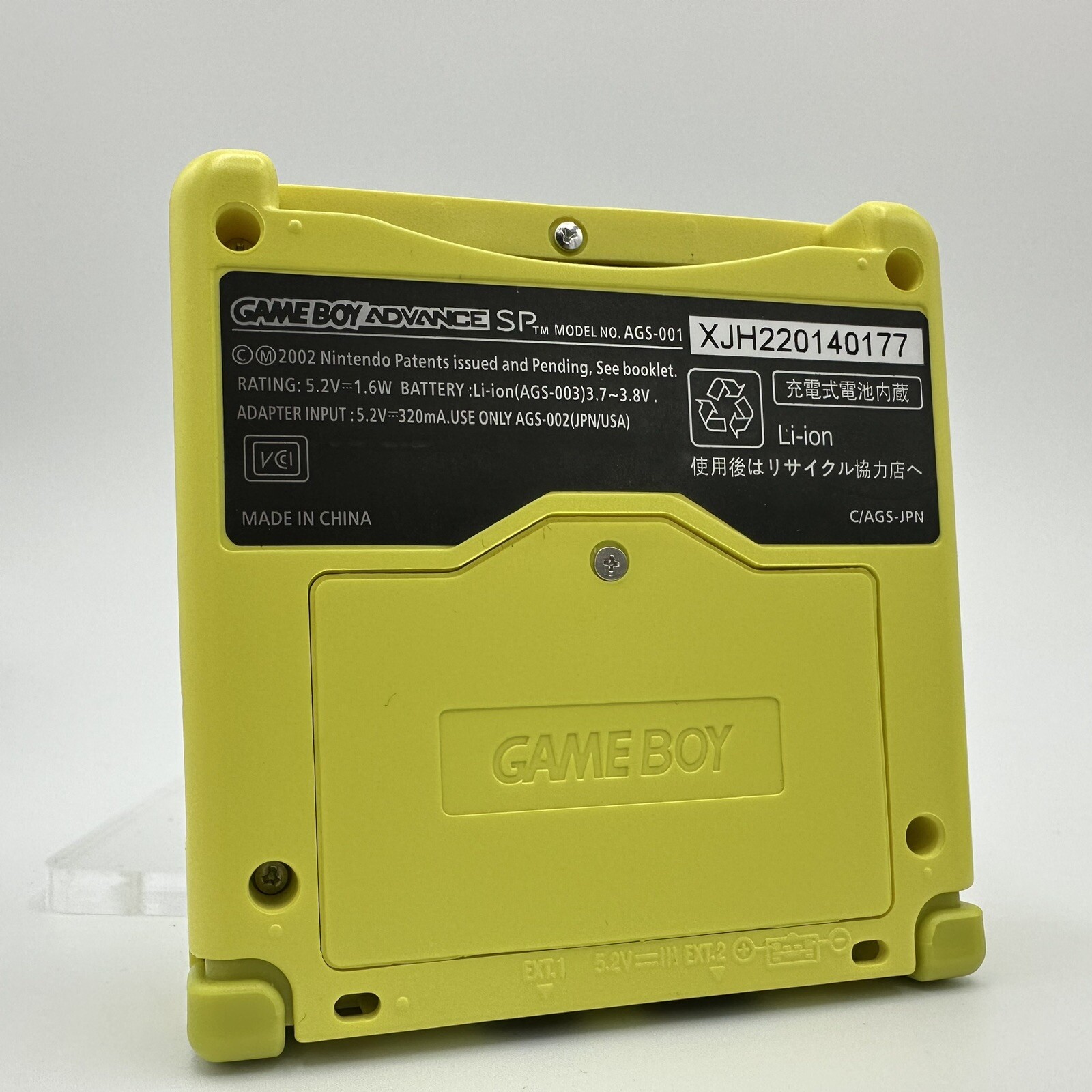 Gameboy Advance SP AGS-001 or IPS SpongeBob Yellow *Glass Lens & New Battery*