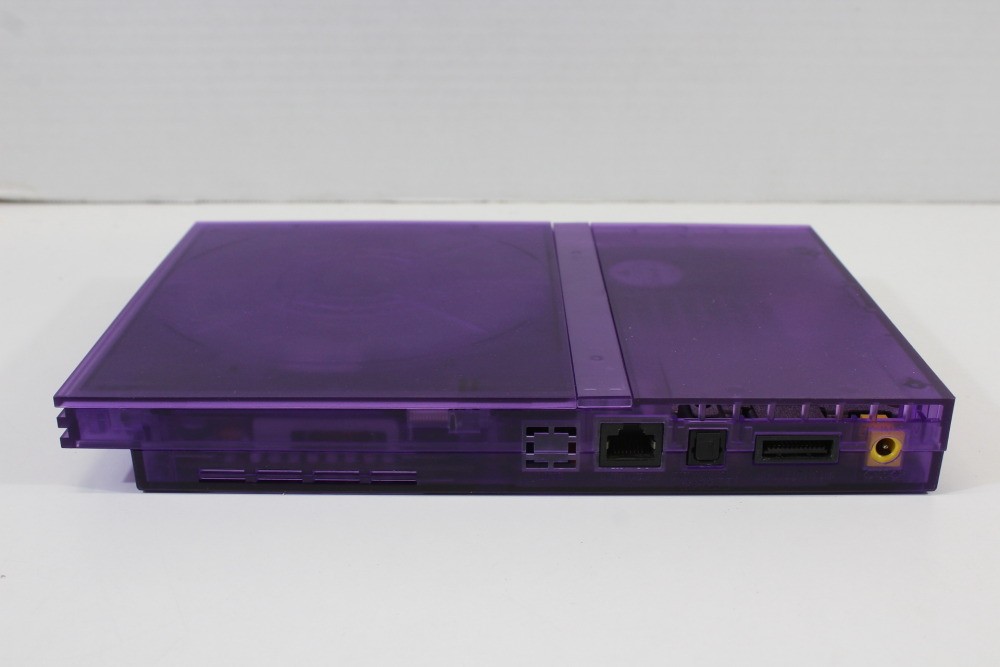 PlayStation 2 PS2 Slim Clear Purple Console Controller AC NTSC-J Japan NEW LASER