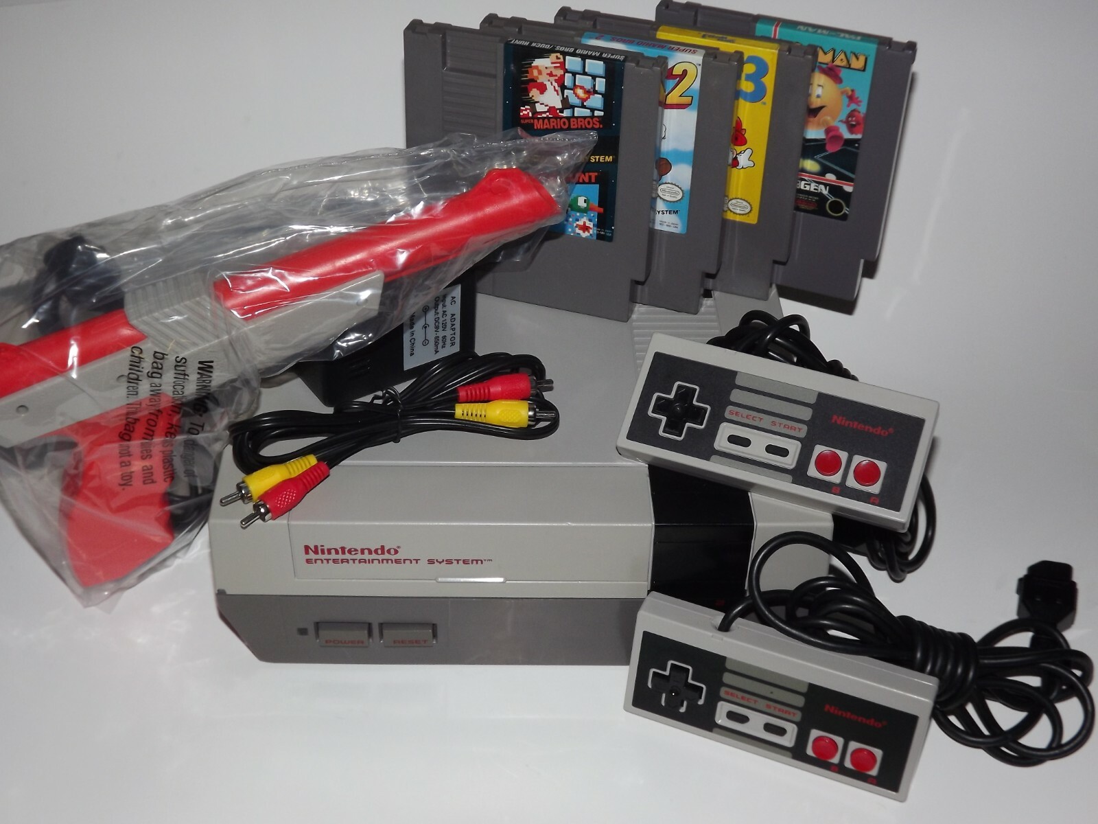 Nintendo NES System Console Choose Your Super Mario Game Bundle New 72 Pin