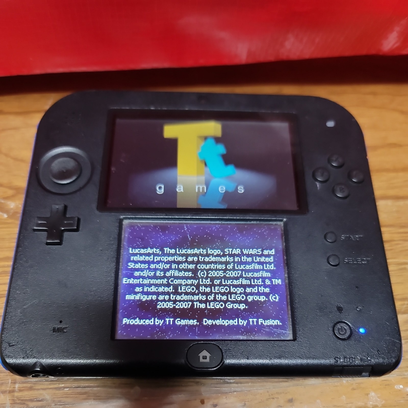 Nintendo 2DS Blue and Black Handheld System – Black/Blue