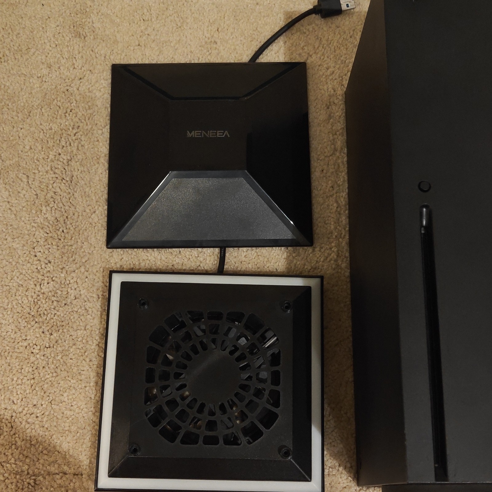 Xbox Series X 1TB Console + Controller + Cables + MENEEA RGB Cooling Fan.