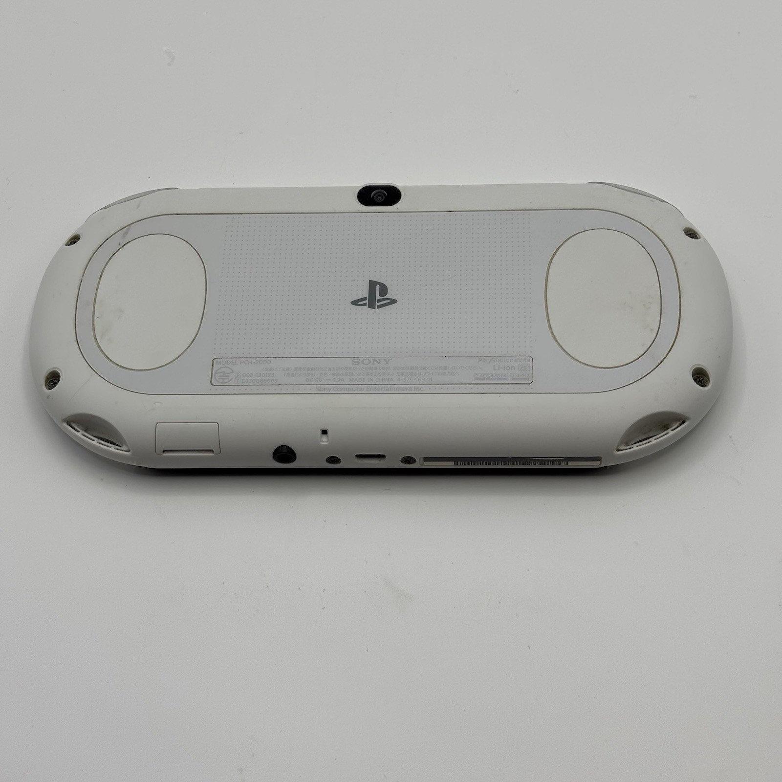 SONY PS Vita PCH-2000 Console White Very Good Fast Shipping No joystick drift.