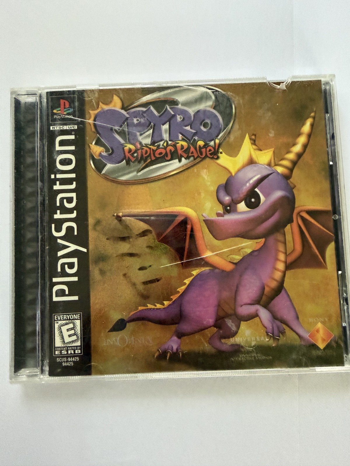 Vtg. Sony PlayStation 1 SCPH-7001 Retro 1998 w/9 games, NOT TESTED
