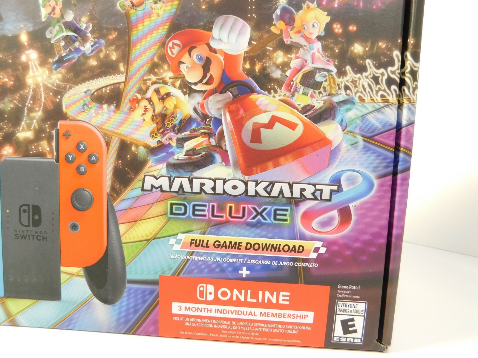 NEW Nintendo Switch Mario Kart 8 Deluxe Edition Blue Red Joy-Con Controllers