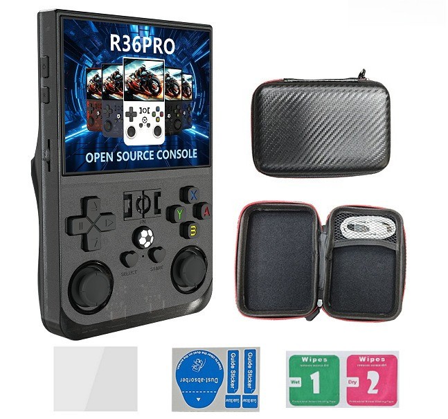 2026 New Upgraded R36PRO Retro Handheld Game Console, 128GB Mini Video Game