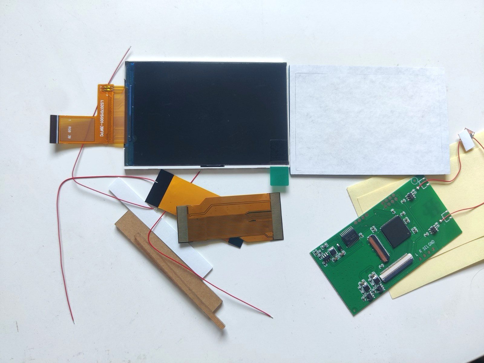 GBA V5 IPS 3.0 Laminated LCD Screen Kit 720×480 No Solder Backlight Upgrade