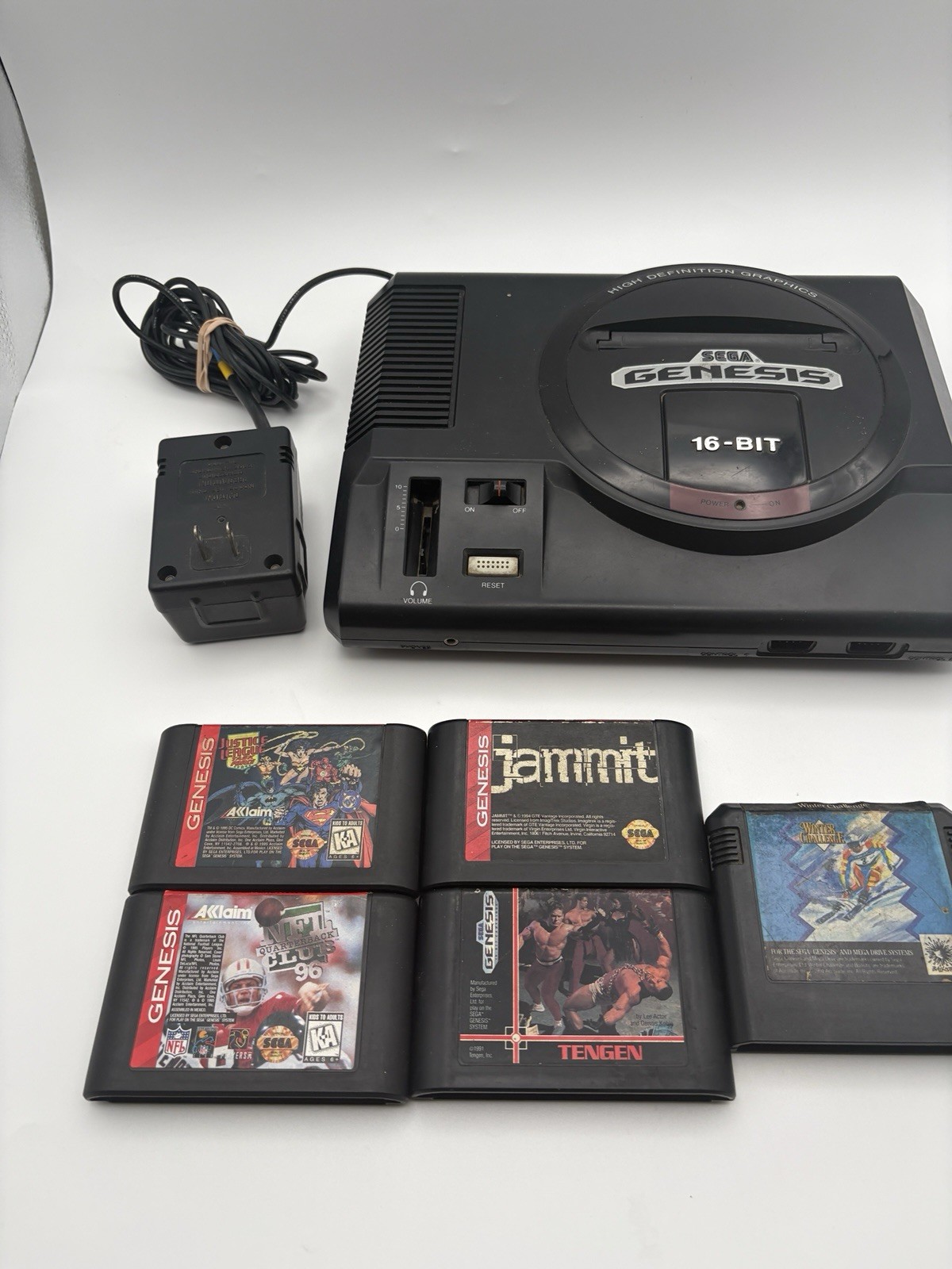 Sega Genesis Model 1 Console W/ Games – Tested Works – READ!!
