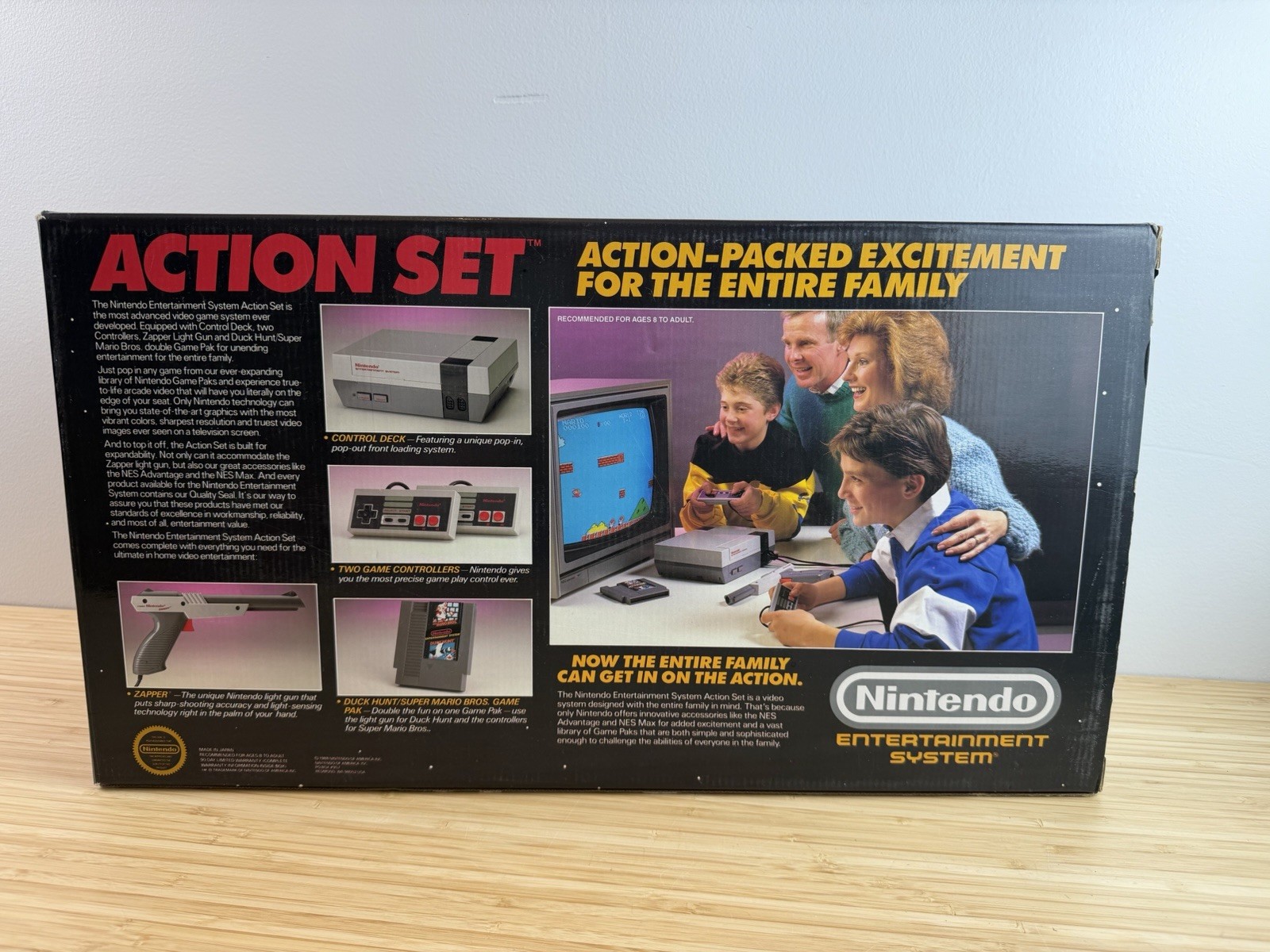 Nintendo Entertainment System Action Set Great Condition CIB