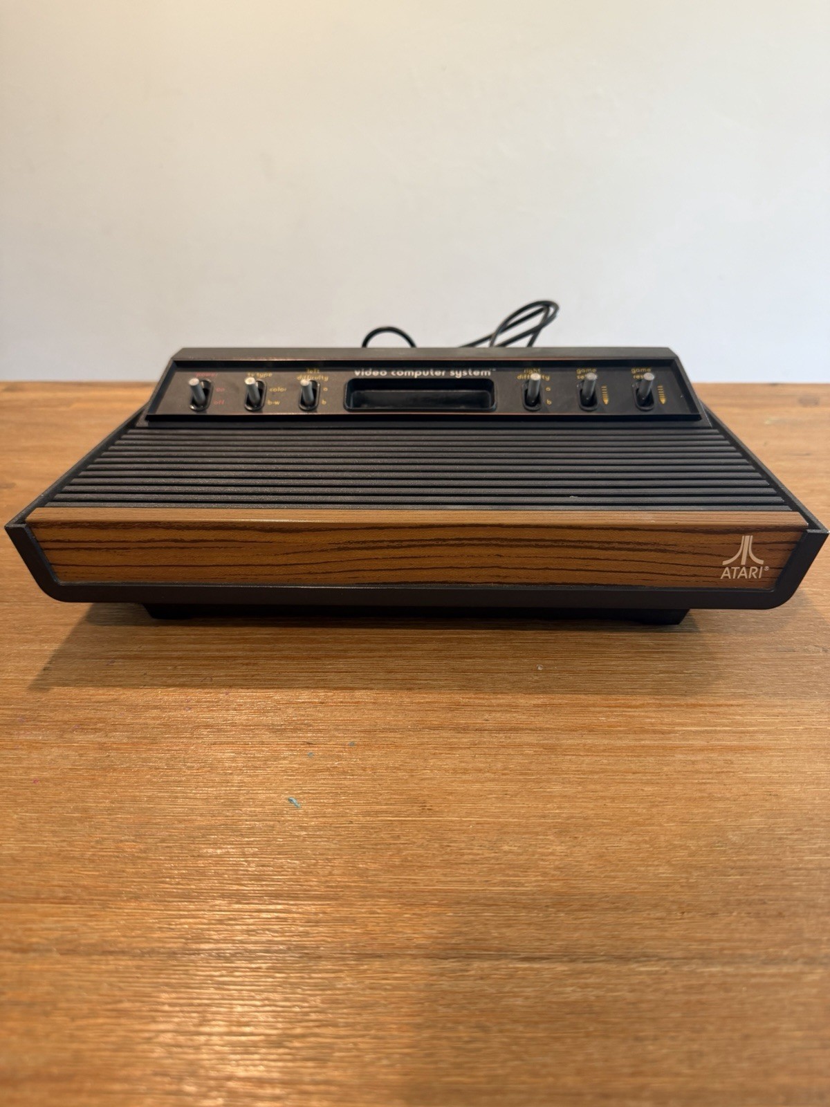 Atari 2600 Console with Joysticks and Paddles: Untested (No Power Supply)
