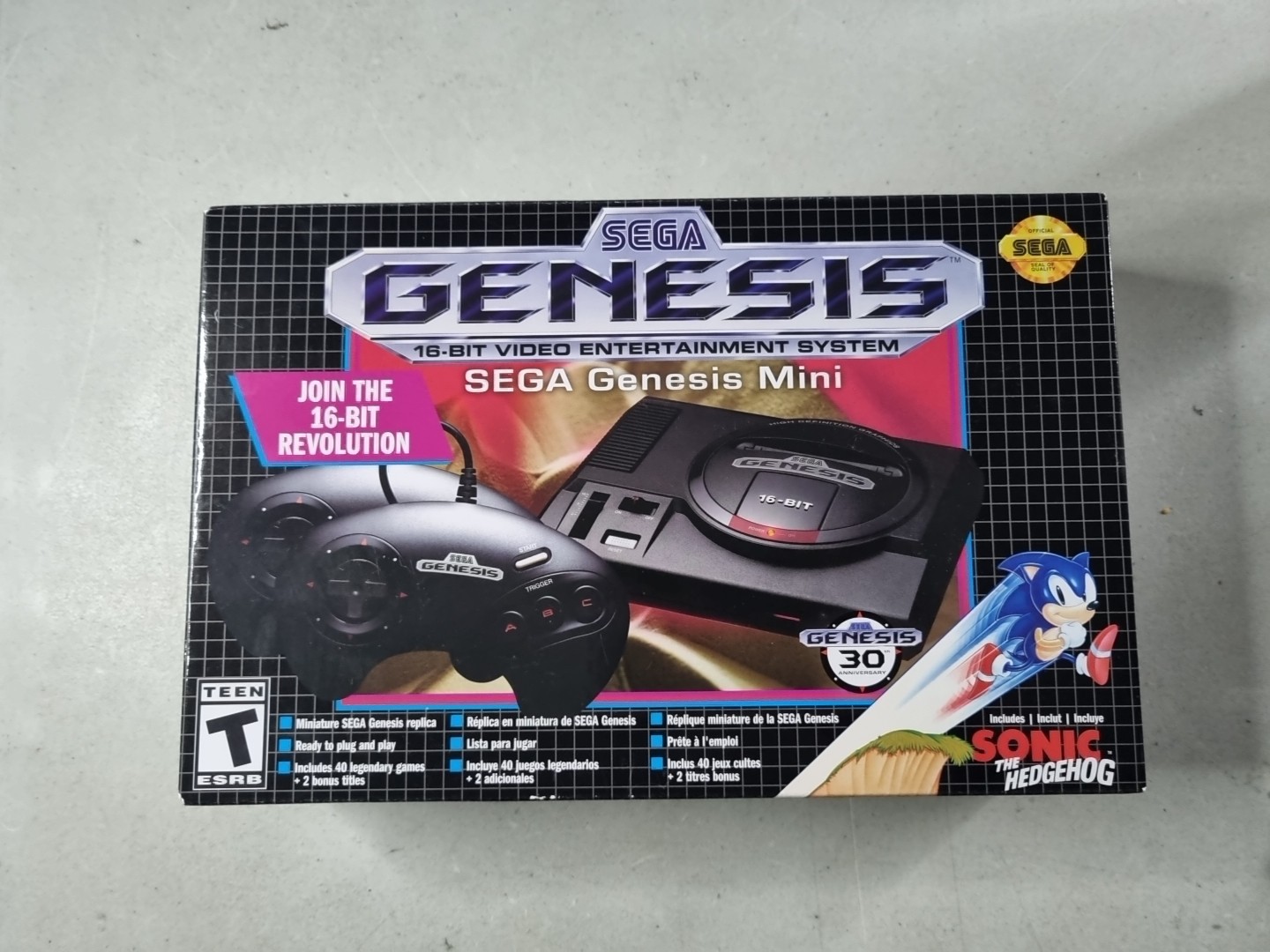 SEGA GENESIS Mini By SEGA Console 42 GAMES 30 Years Anniversary 2019 Edition New