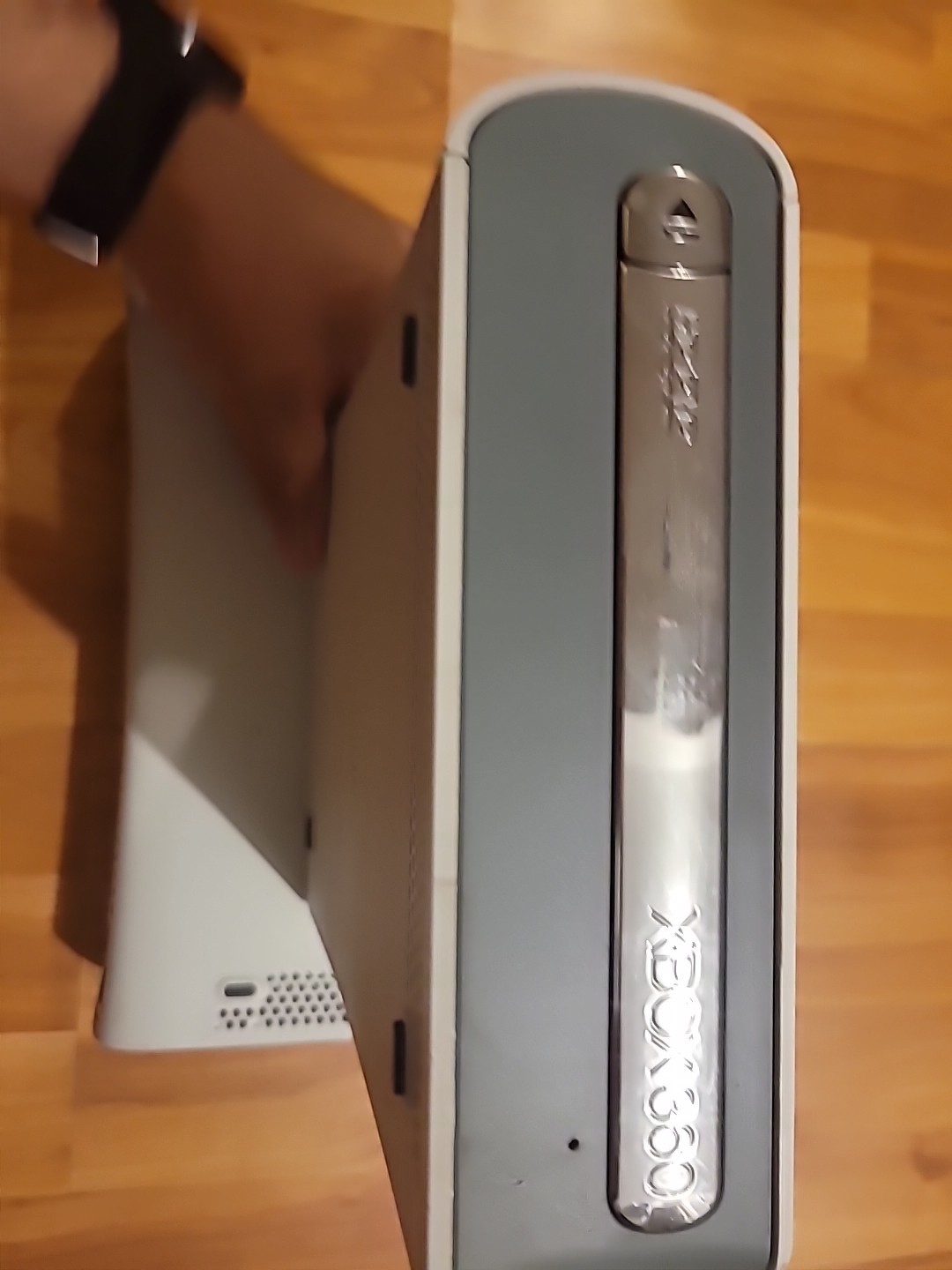 UNTESTED FOR PARTS Xbox 360 Console White HDMI Model And HD DVD Drive As Is