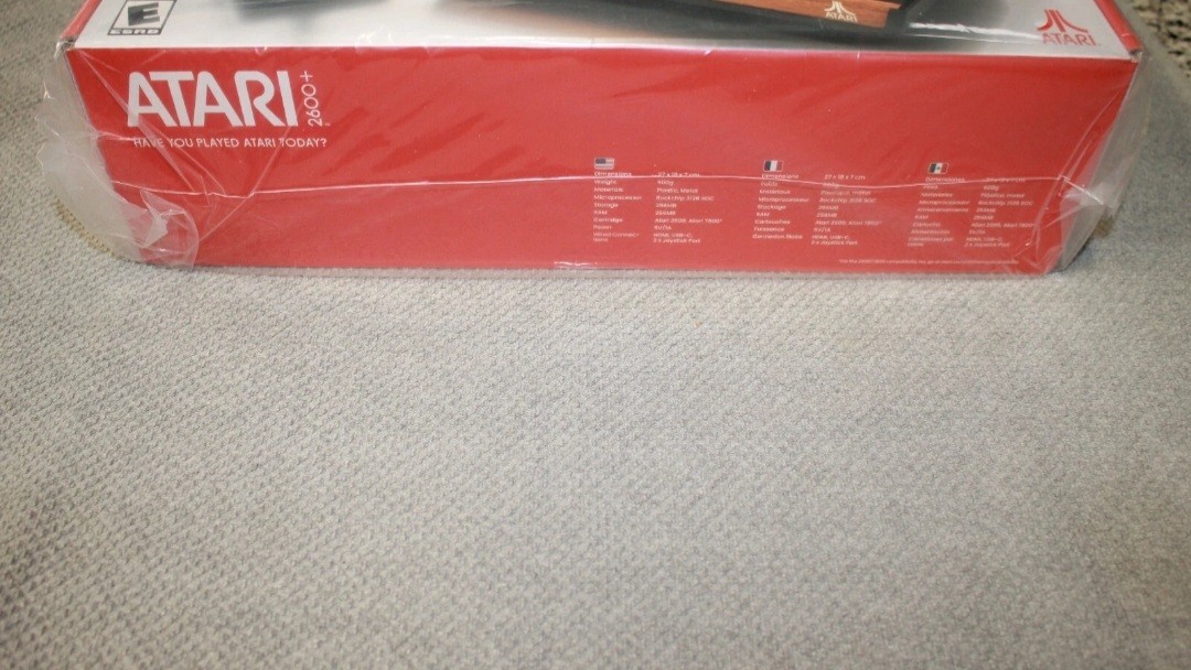 NEW FACTORY SEALED Atari 2600+ Plus HDMI Console, 10 in 1 Game Cart, 1 Joystick