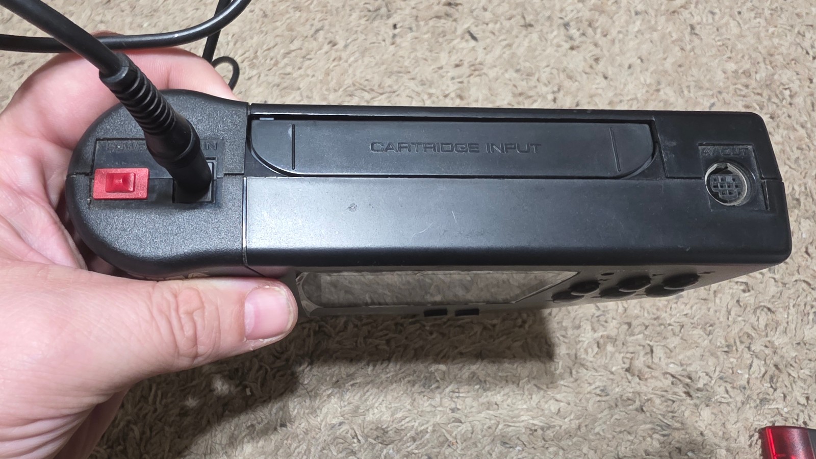 *MODDED* Sega Nomad + AC adapter. TFT upgrade, Sega CD sound mod