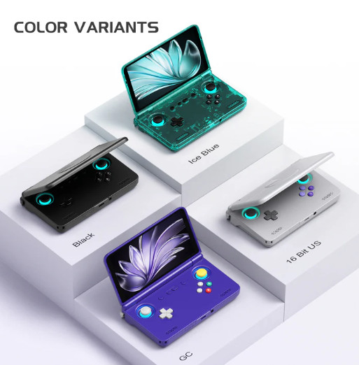 Retroid Pocket Flip 2 Handheld OLED Screen, Hall Sticks, Android Emulation Beast