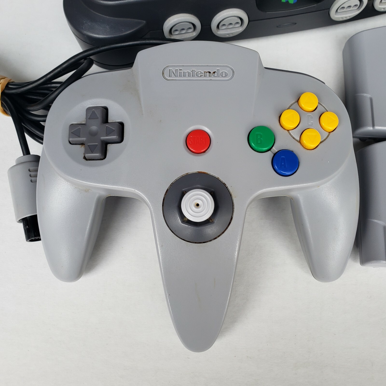Nintendo 64 N64 with OEM Controller + Cables + Jumper Pack Pak + 5 Sports Games