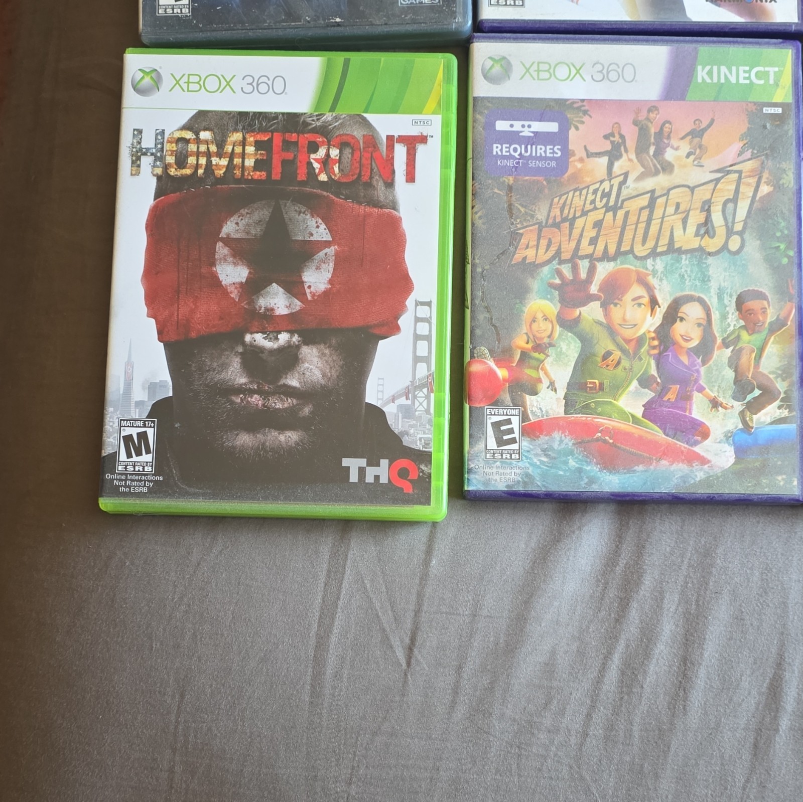 X Box 360,6 Controllers 21 Games Kinect, Wireless Adaptor, 256 mb Memory Card.