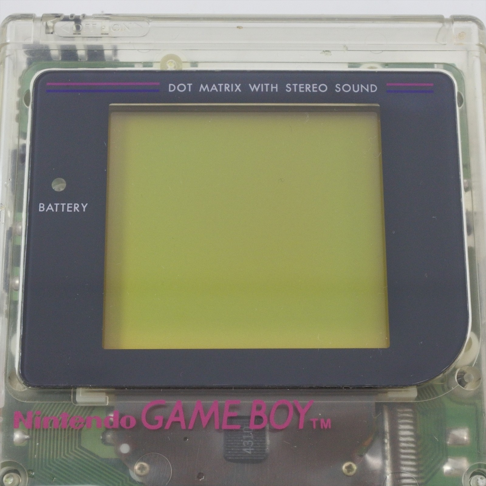 Gameboy Bros. CLEAR Console DMG-001 Boxed Original Classic Nintendo CHINA 036 gb
