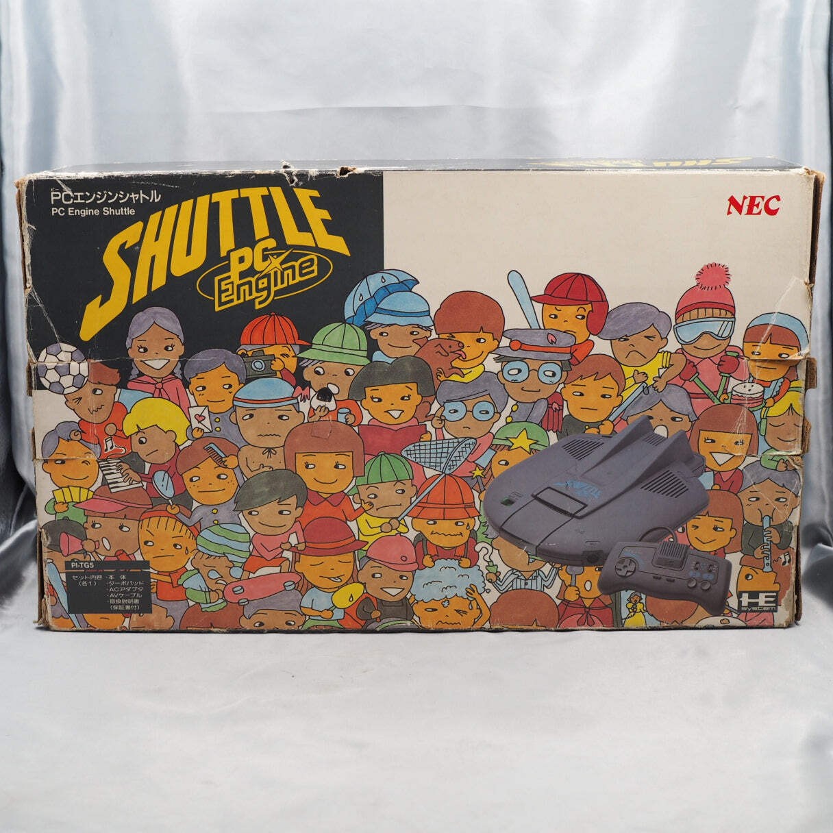 PC Engine SHUTTLE Console system PI-TG2 Boxed Tested Working NEC PCE HuCARD