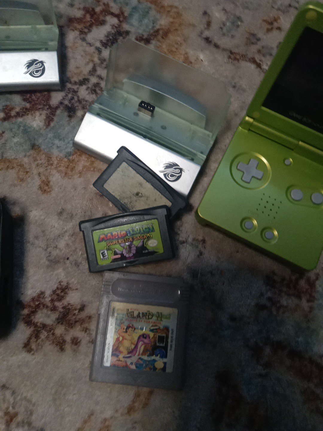 Nintendo Gameboy Advance GBA SP Lime Green AGS-001 Great Condition TESTED WORKS