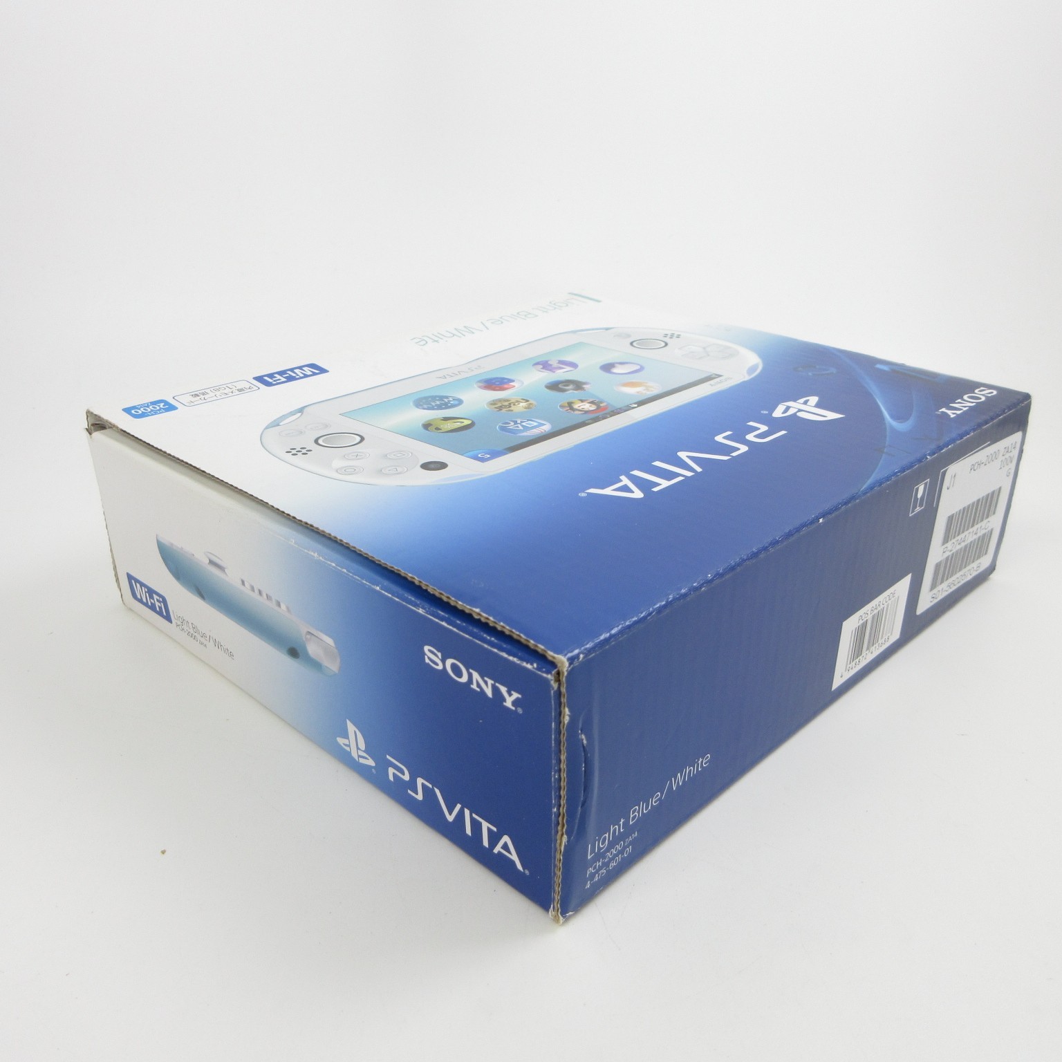 【Excellent】Sony PS Vita PCH-2000 Light Blue / White Wi-Fi Model Console #DEN08/0