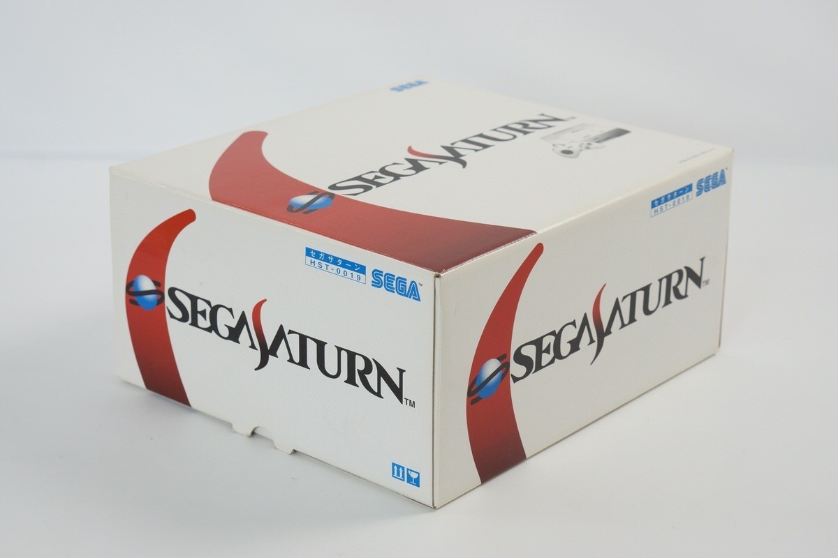 Sega Saturn Console Boxed WHITE HST-3220 Tested System SS NTSCJ Made in JAPAN 47