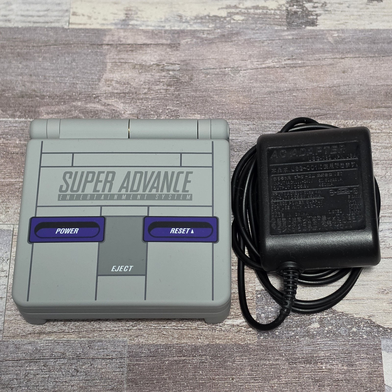 GameBoy Advance SP IPS Charger Included – Custom Shell New Build SNES