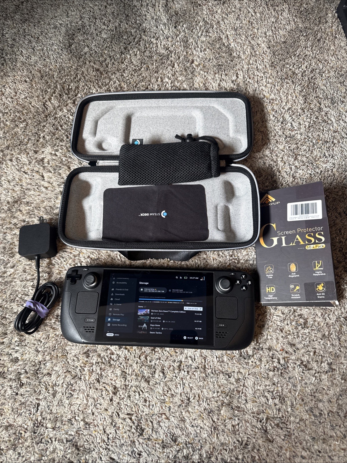 Valve Steam Deck 512 GB Black Console Model 1010 & 1 TB SD Card