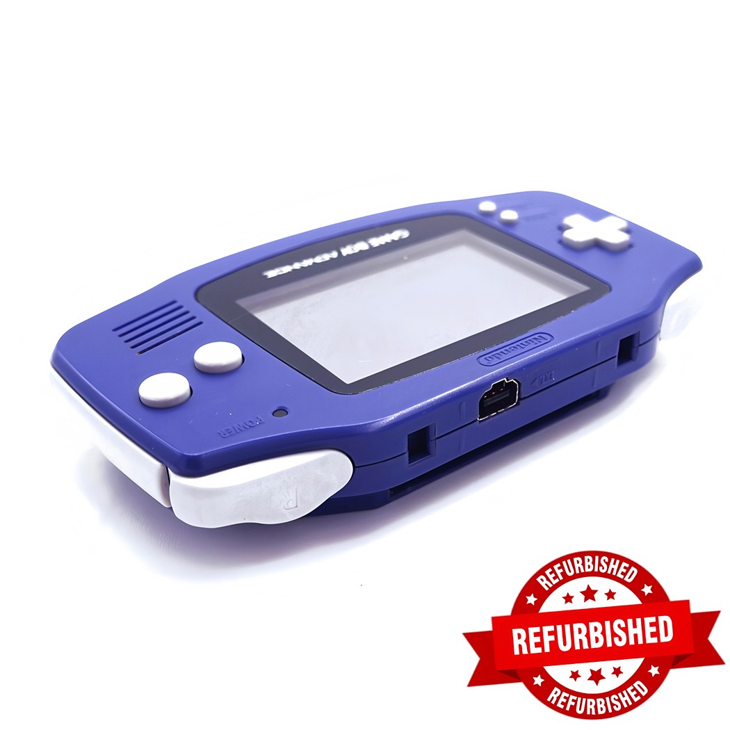 Nintendo Game Boy Advance Console System Cleaned Tested New Indigo CaseRenewed O