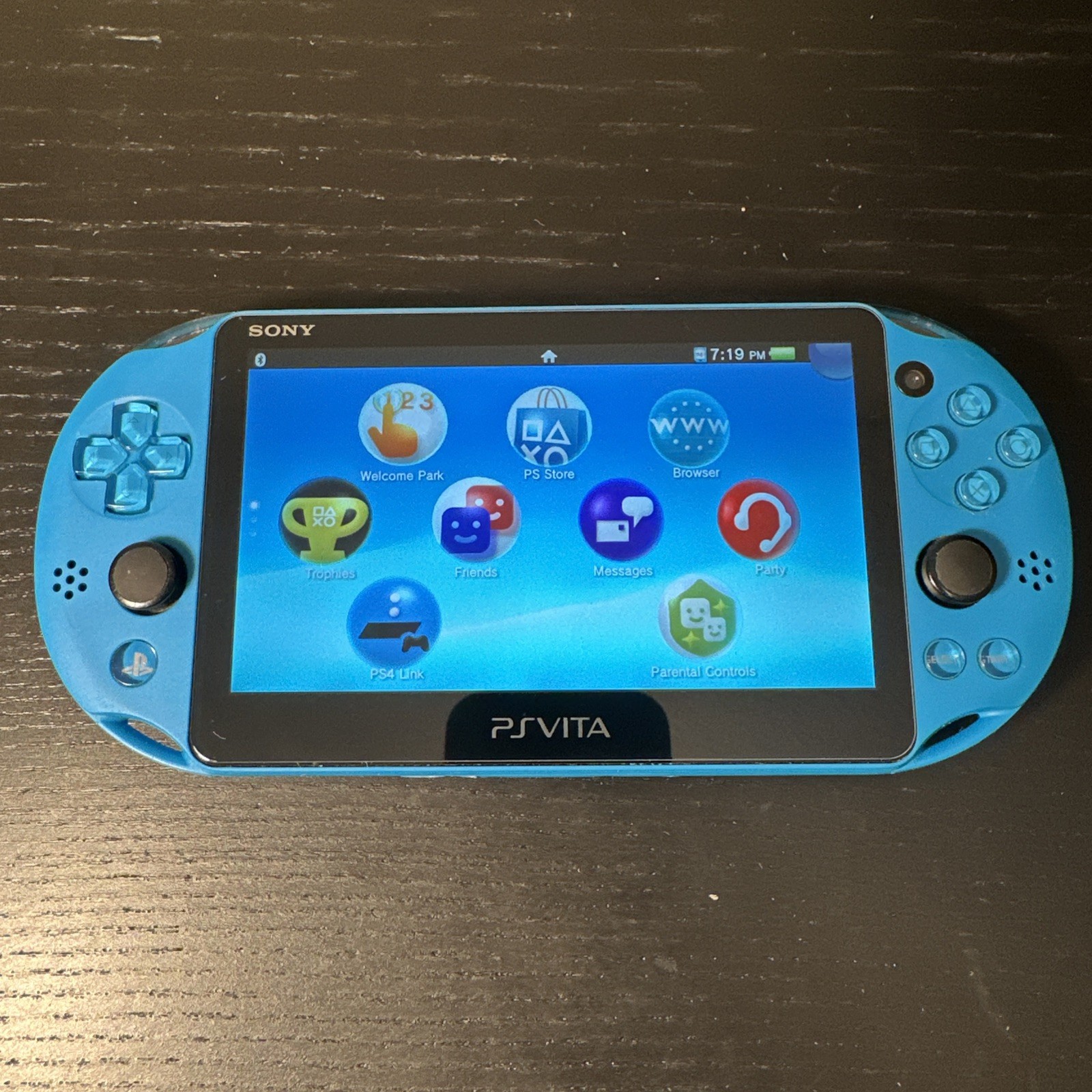 Sony PlayStation PS Vita PCH-2001 Aqua Blue Slim Console – Fast Shipping