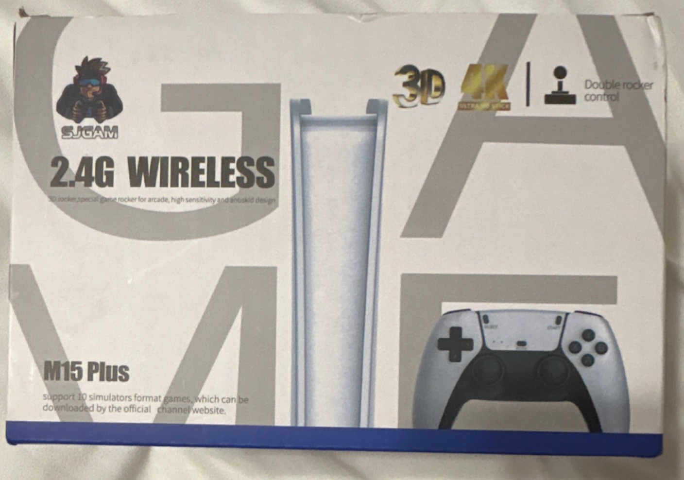 M15 Plus 2.4G Wireless Retro Game Console Emulator 4K HDMI Dual Controller