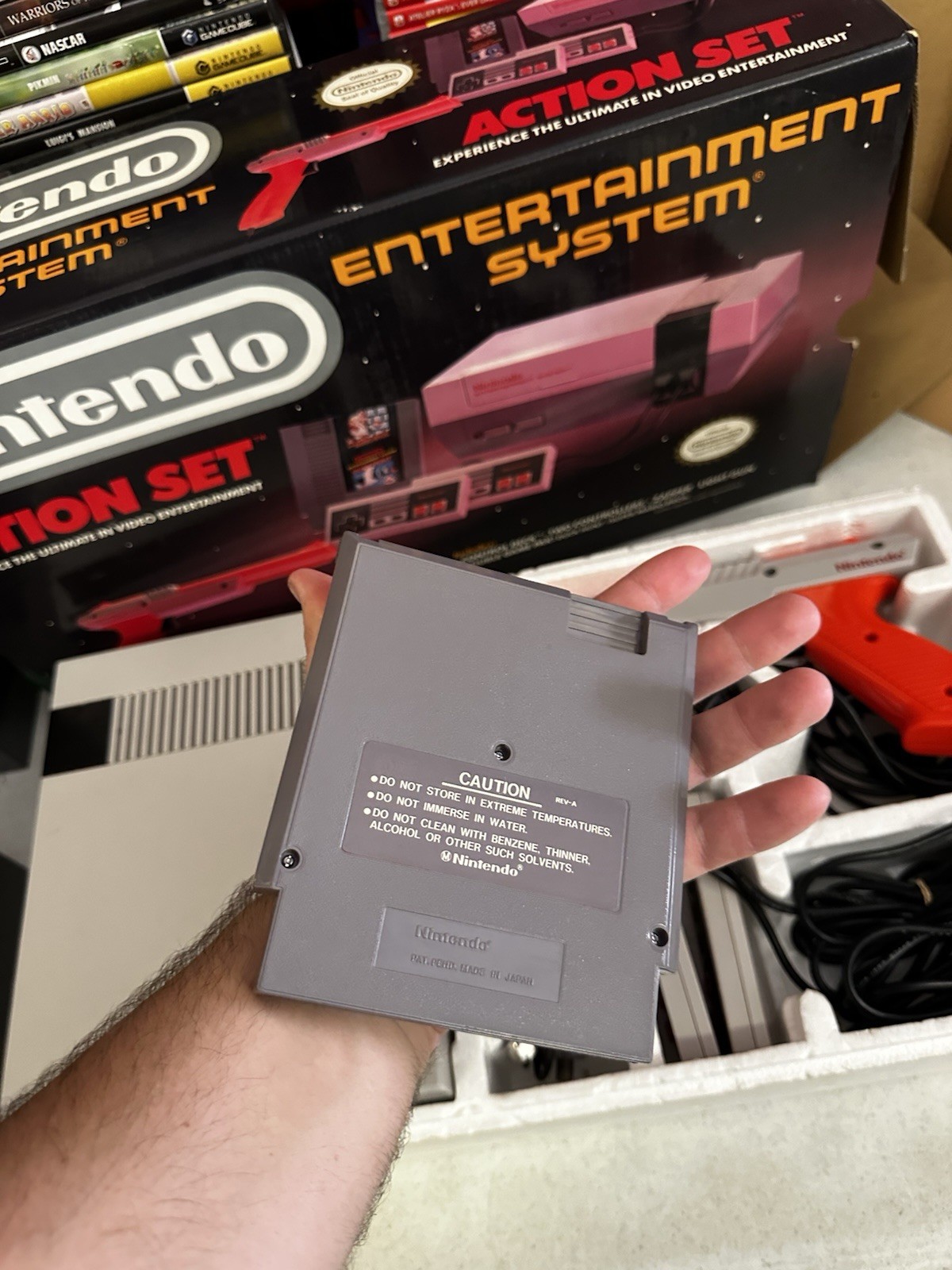 Nintendo NES Action Set Console – Complete In Box – Tested – Authentic – Clean!