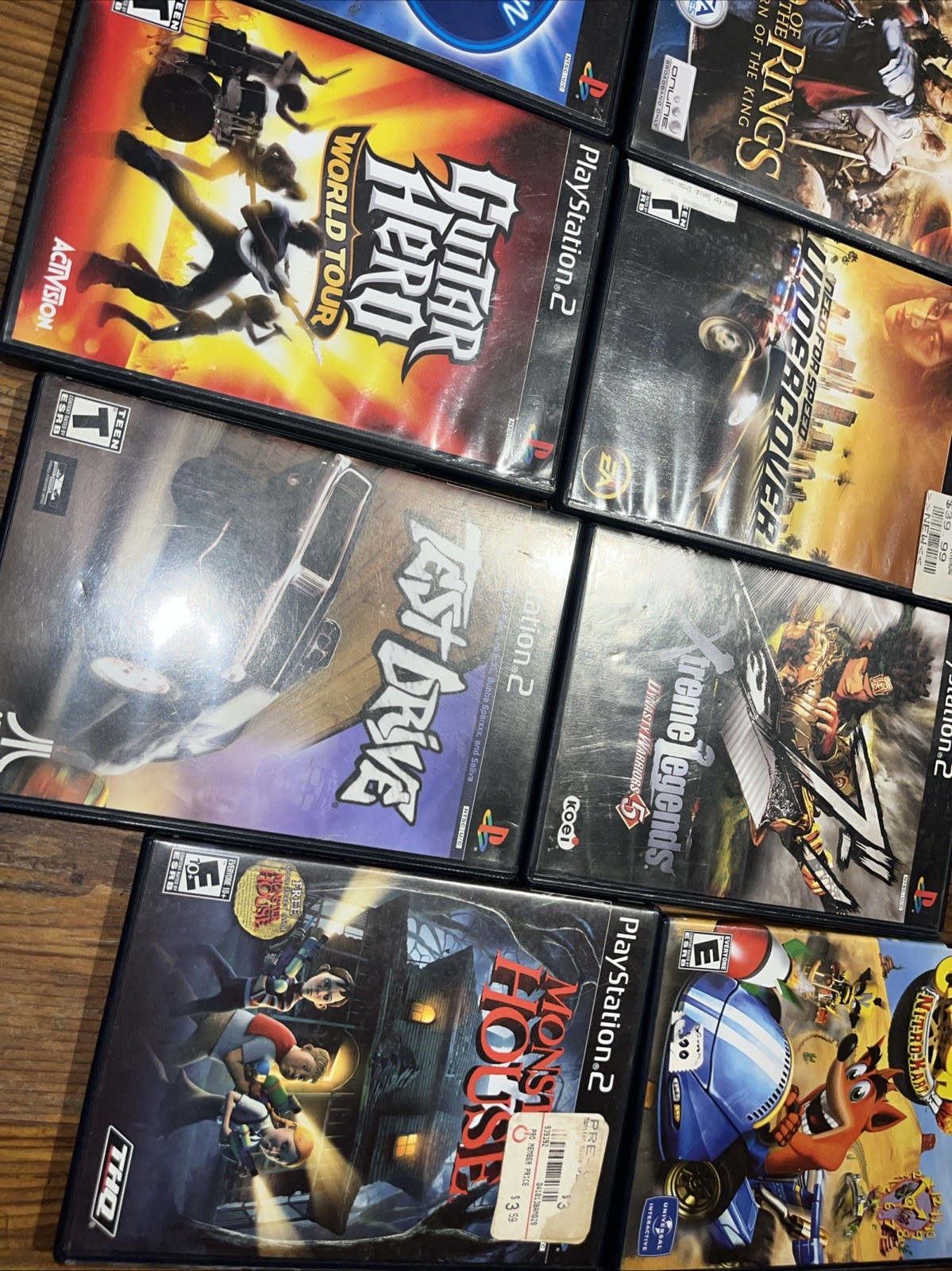 PlayStation 2 PS2 Slim SCPH-77001 TESTED w/ Controller & 12 Games
