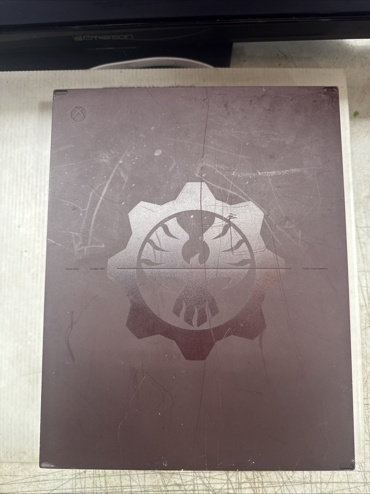 Microsoft Xbox One S Gears Of War 4 Special Edition Console 2 TB Bad Disc Drive